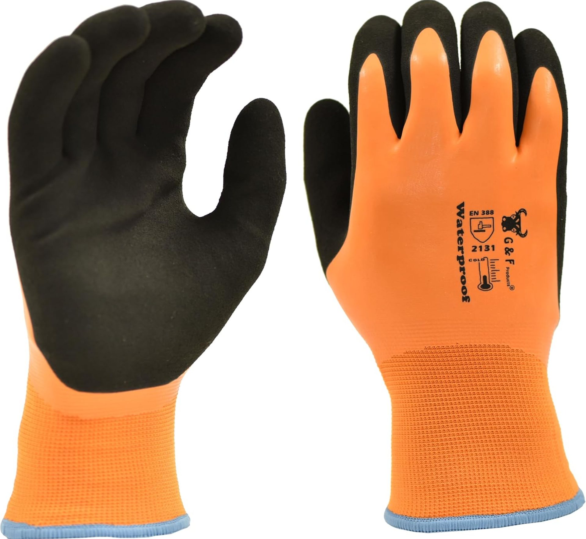 G & F Products Waterproof cold weather Double Coated Windproof HPT Plam and Fingers Acrylic Terry inner G & F Products Waterproof cold weather Double Coated Windproof HPT Plam and Fingers Acrylic Terry inner