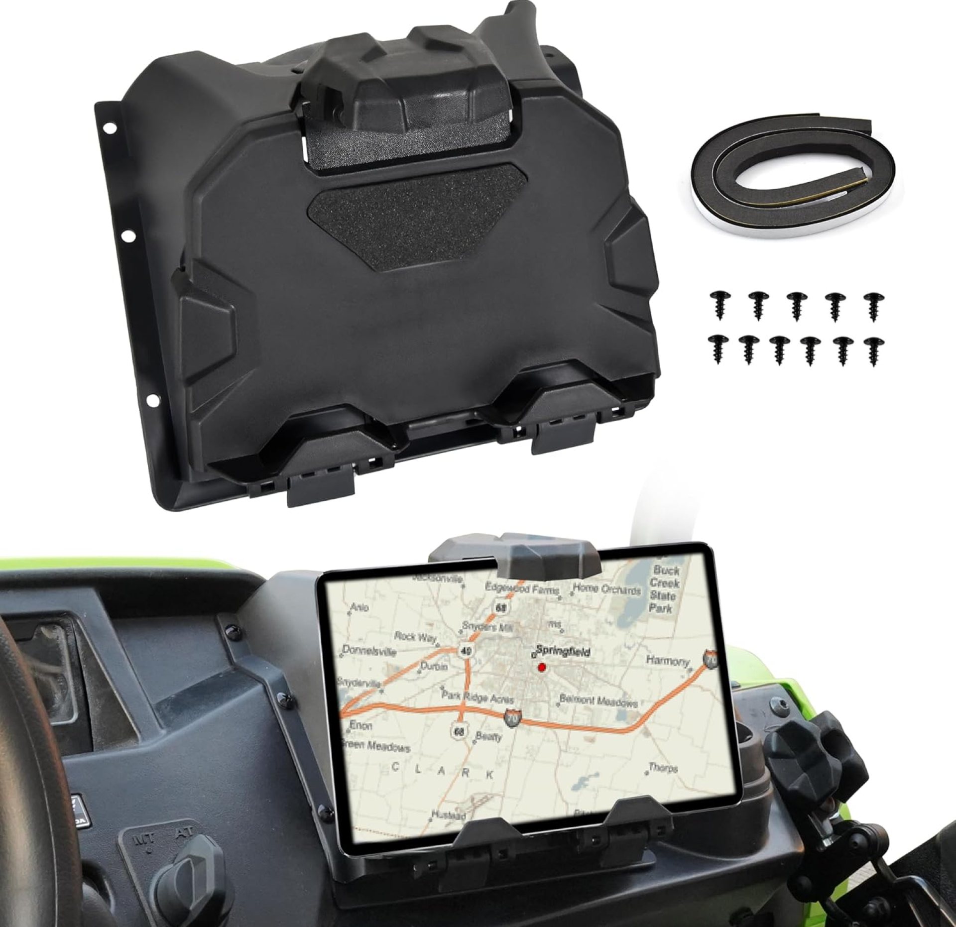 Electronic Device Holder for Honda Pioneer 520 500, Adjustable Navigator Tablet Mount GPS Phone Holder with Storage Box for Honda Pioneer 500 2015-2023/520 2021-2023 Accessories Electronic Device Holder for Honda Pioneer 520 500, Adjustable Navigator Tablet Mount GPS Phone Holder with Storage Box for Honda Pioneer 500 2015-2023/520 2021-2023 Accessories