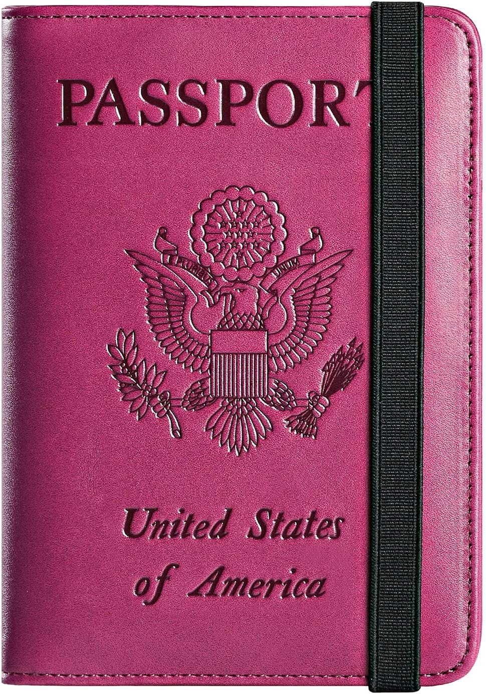 Passport Holder Cover Wallet Travel Essentials RFID Blocking Leather Card Case International Must Haves Travel Accessories for Women Men(101#Purple) Passport Holder Cover Wallet Travel Essentials RFID Blocking Leather Card Case International Must Haves Travel Accessories for Women Men(101#Purple)