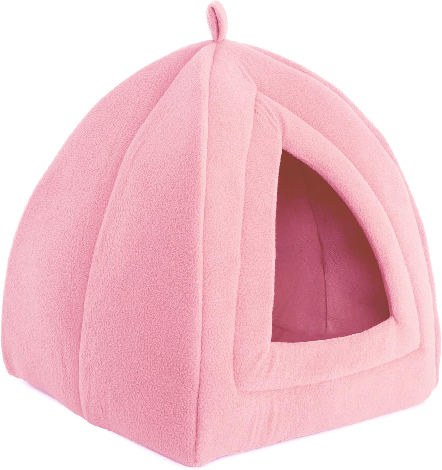 Cat House – Indoor Bed with Removable Foam Cushion – Pet Tent for Puppies, Rabbits, Guinea Pigs, Hedgehogs, and Other Small Animals by PETMAKER (Pink) Cat House – Indoor Bed with Removable Foam Cushion – Pet Tent for Puppies, Rabbits, Guinea Pigs, Hedgehogs, and Other Small Animals by PETMAKER (Pink)