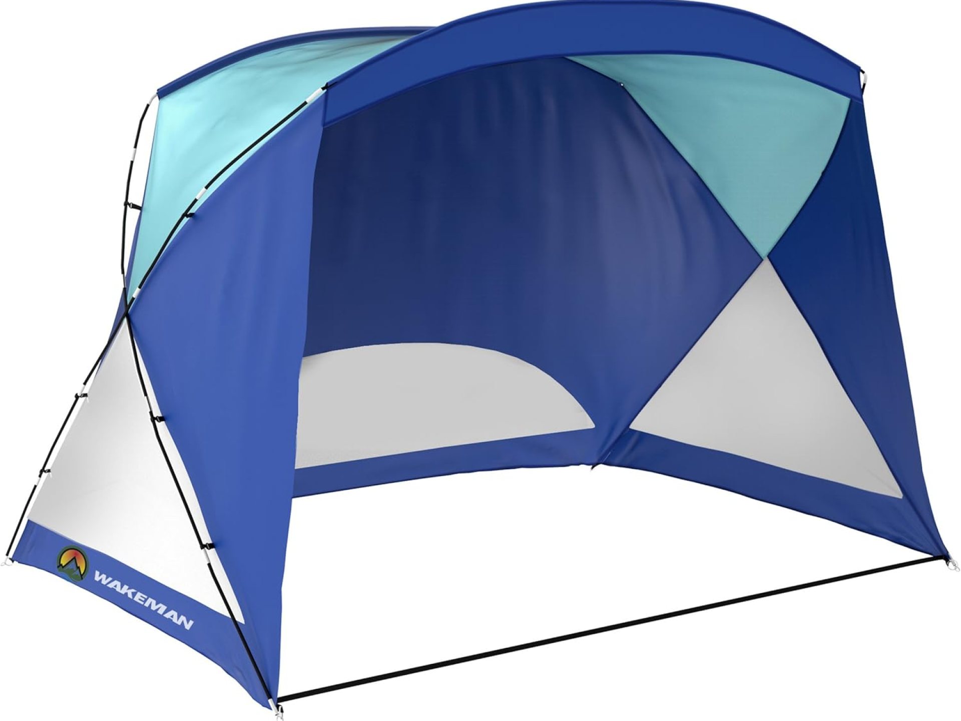 Beach Tent – Sun Shelter for Shade with UV Protection and Water-Resistant Coating for Sports Events and More with Carry Bag by Wakeman Outdoors (Blue) Beach Tent – Sun Shelter for Shade with UV Protection and Water-Resistant Coating for Sports Events and More with Carry Bag by Wakeman Outdoors (Blue)