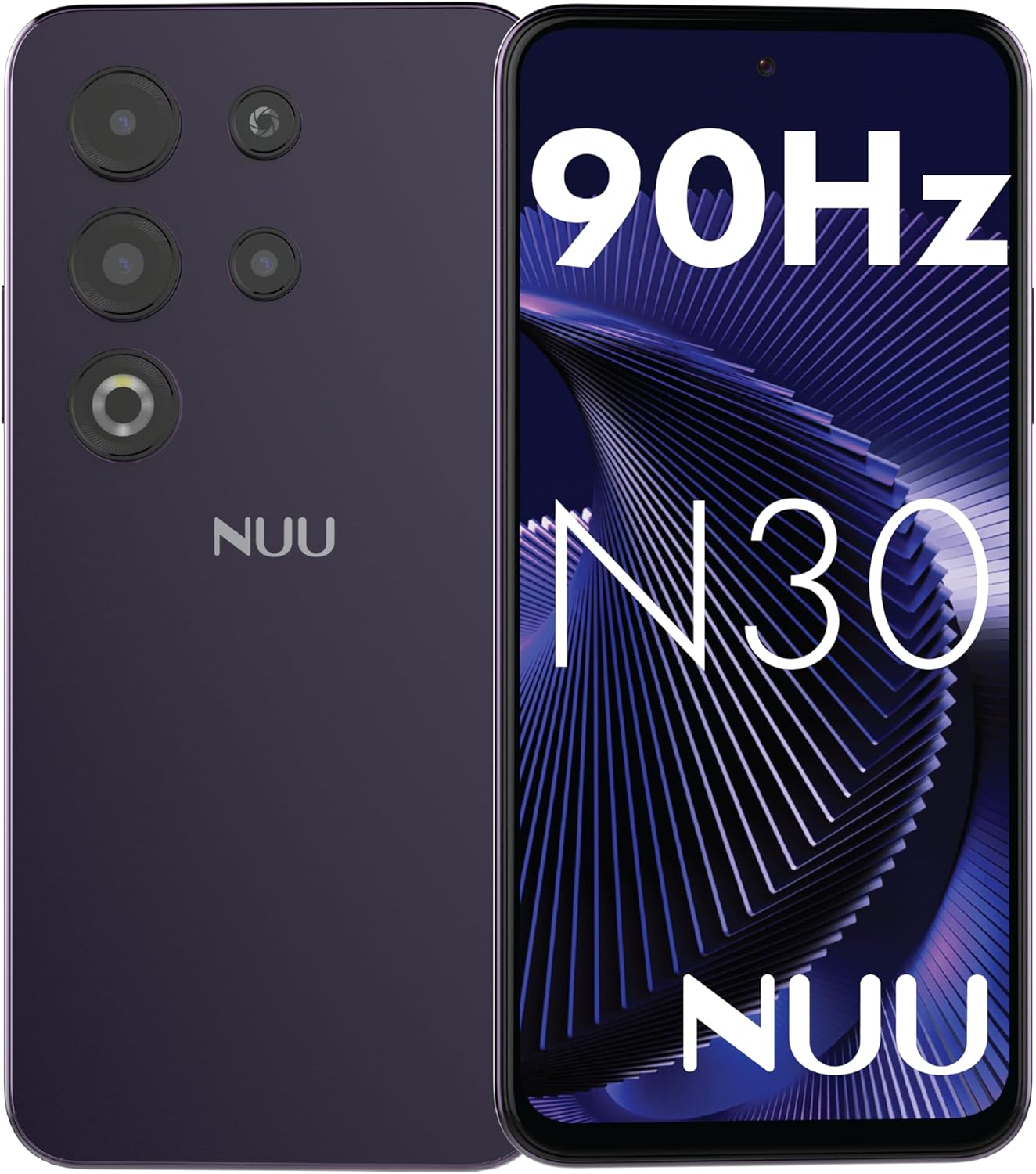 NUU N30 Cell Phone Unlocked for T-Mobile, Mint, Metro, Qlink, Tello 6GB/128GB, Teen Phone, Dual SIM 4G, Octa-Core 6.7″ 90Hz HD+, Any Parental APP, Unlocked Android Phones, Purple, 1 Year US Warranty NUU N30 Cell Phone Unlocked for T-Mobile, Mint, Metro, Qlink, Tello 6GB/128GB, Teen Phone, Dual SIM 4G, Octa-Core 6.7″ 90Hz HD+, Any Parental APP, Unlocked Android Phones, Purple, 1 Year US Warranty