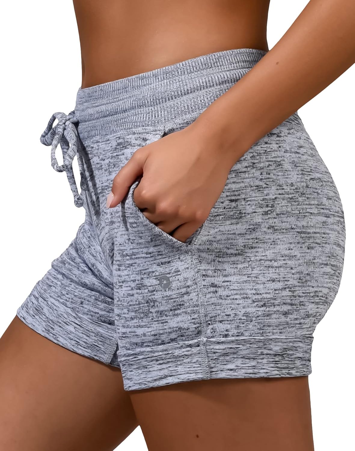 90 Degree by Reflex Soft Comfy Activewear Lounge Shorts with Pockets and Drawstring for Women 90 Degree by Reflex Soft Comfy Activewear Lounge Shorts with Pockets and Drawstring for Women