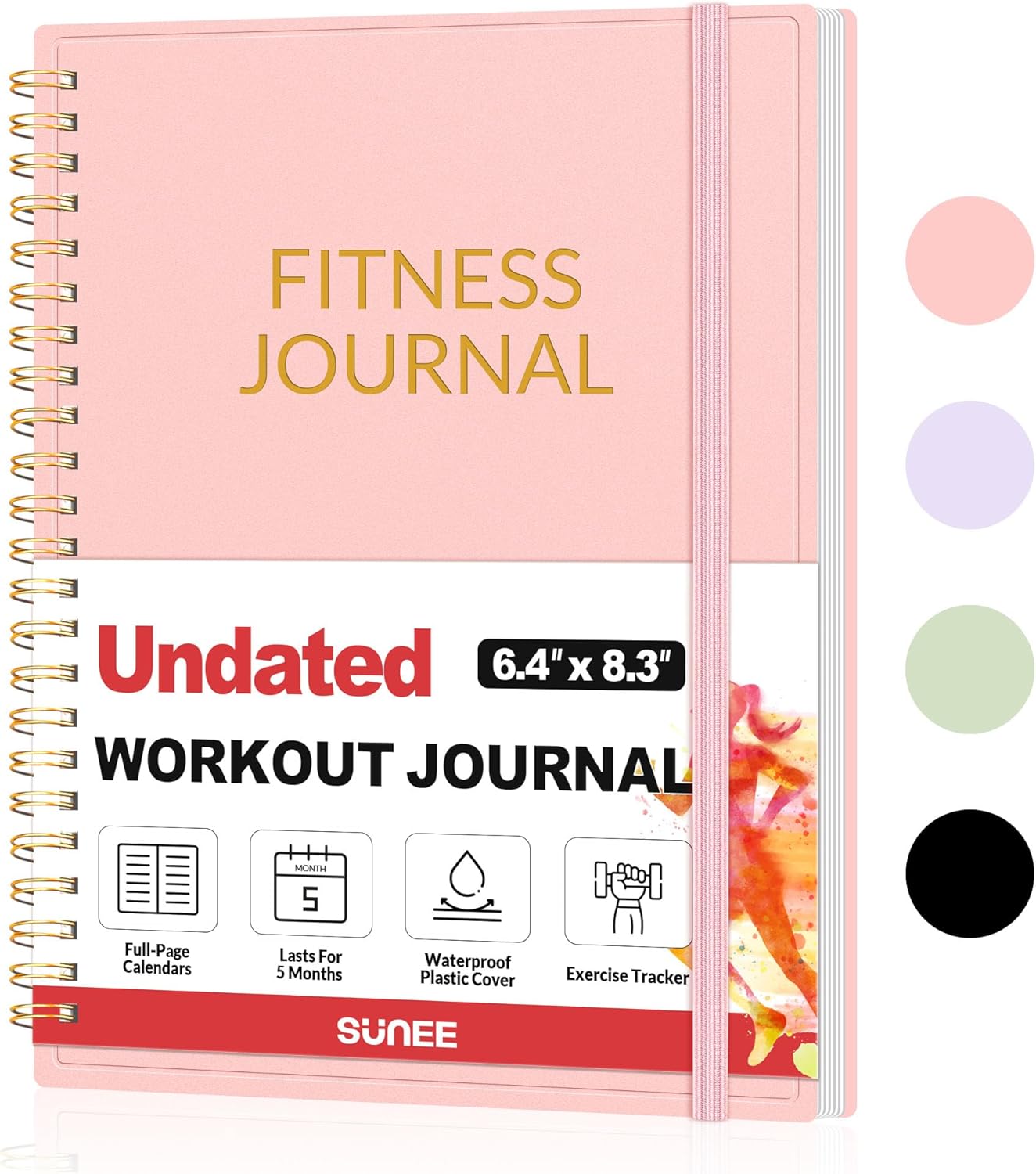 Fitness Journal Workout Planner for Men & Women, A5(6.4″ x 8.3″) Workout Journal Log Book Planner for Track Gym Essentials, Home Workouts, Track Progress, Achieve Goals, Pink Fitness Journal Workout Planner for Men & Women, A5(6.4″ x 8.3″) Workout Journal Log Book Planner for Track Gym Essentials, Home Workouts, Track Progress, Achieve Goals, Pink