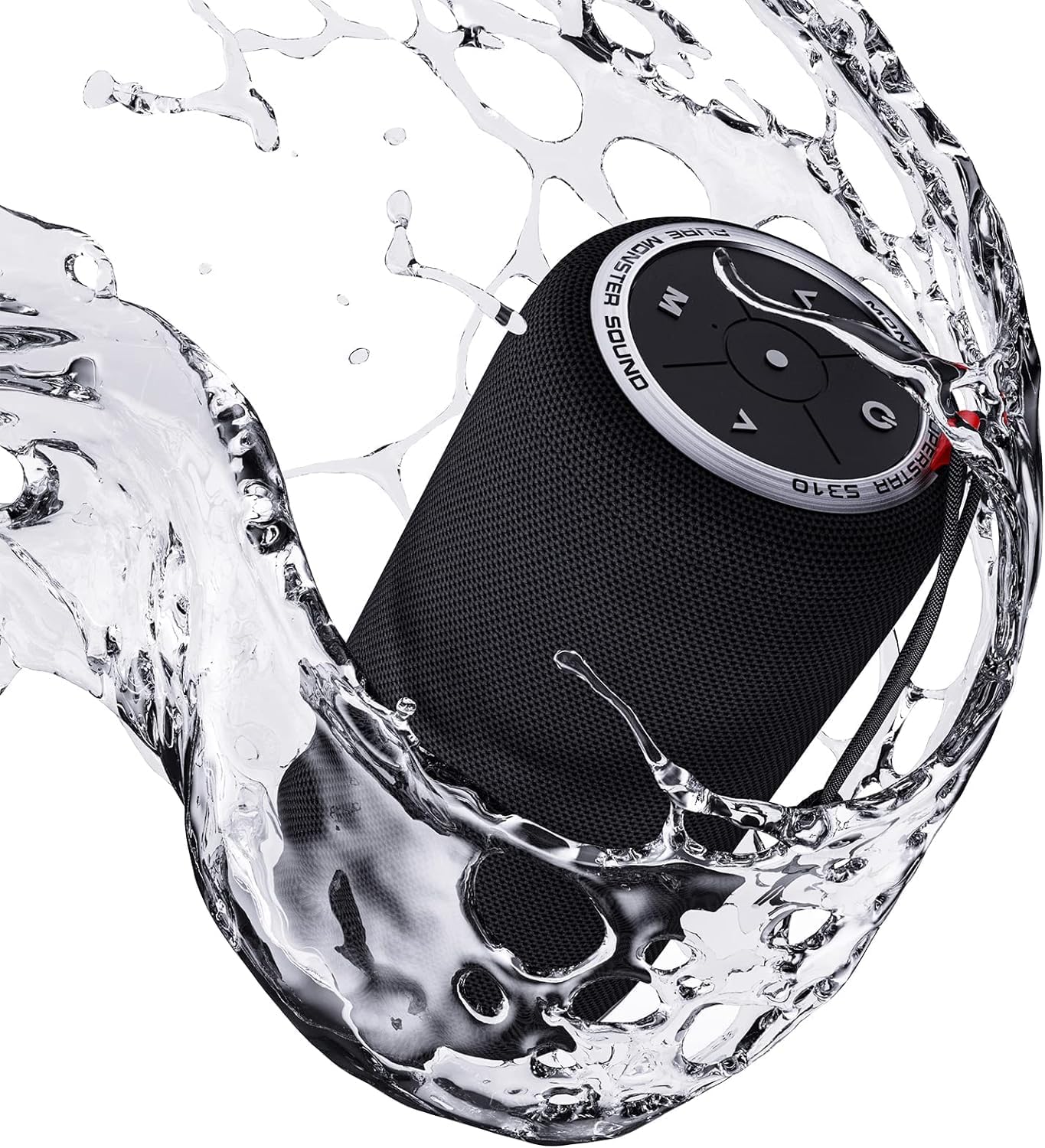Monster S310 Upgraded Bluetooth Speaker, Portable Bluetooth Speaker, 30W True Wireless Stereo Pairing Deliver Dynamic Sound, IPX6 Waterproof, Bluetooth 5.2 Built-in Mic, 24H,for Family Outdoor Black Monster S310 Upgraded Bluetooth Speaker, Portable Bluetooth Speaker, 30W True Wireless Stereo Pairing Deliver Dynamic Sound, IPX6 Waterproof, Bluetooth 5.2 Built-in Mic, 24H,for Family Outdoor Black