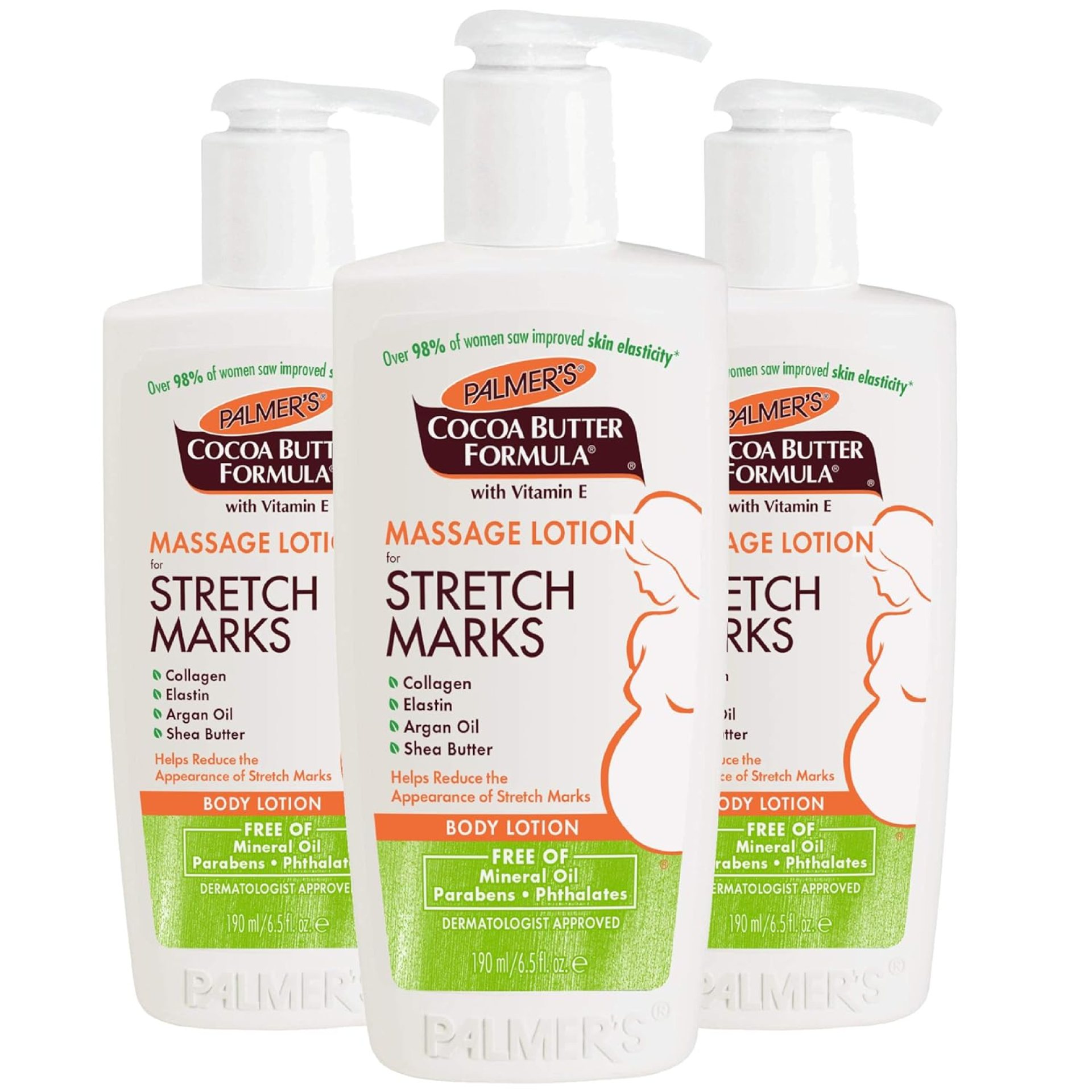 Palmer’s Cocoa Butter Formula Massage Lotion for Stretch Marks and Pregnancy Skin Care, 6.5 Ounces (Pack of 3) Palmer’s Cocoa Butter Formula Massage Lotion for Stretch Marks and Pregnancy Skin Care, 6.5 Ounces (Pack of 3)
