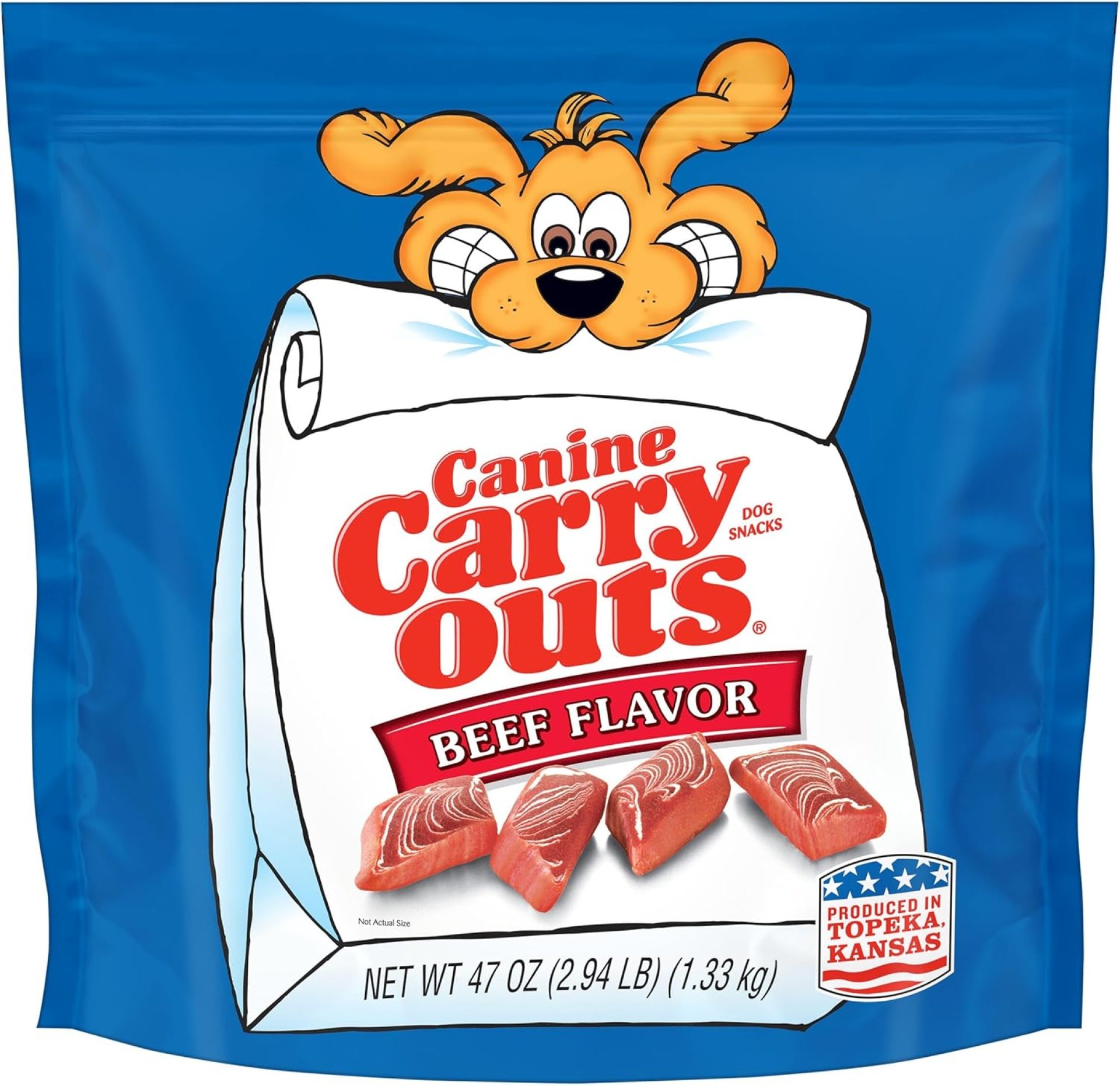 Canine Carry Outs Dog Treats, Beef Flavor, 47 Ounce Canine Carry Outs Dog Treats, Beef Flavor, 47 Ounce