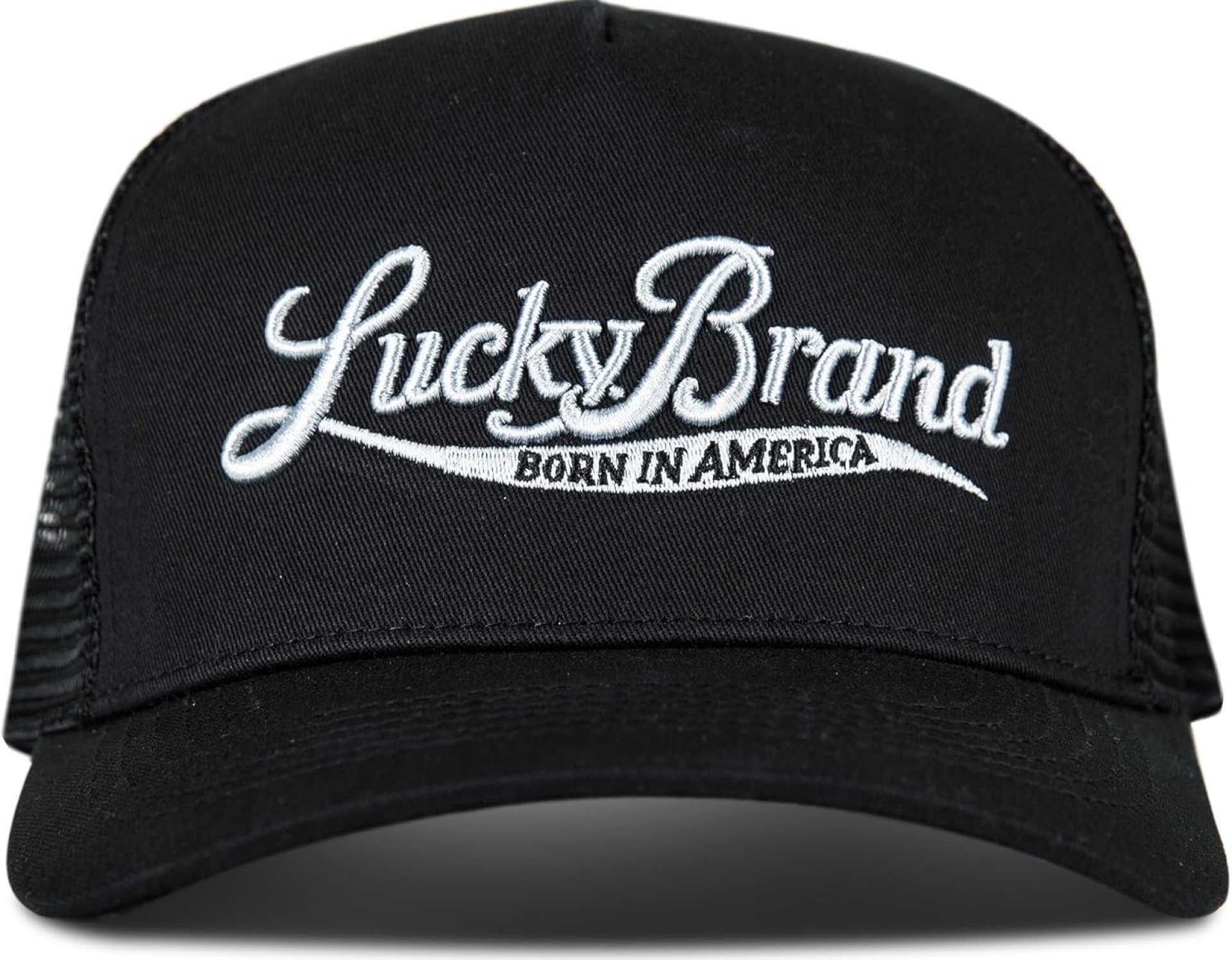 Lucky Brand Trucker Hat | Snapback | Adjustable | Mesh Back | Retro | Baseball Cap | Golf | Fishing | American Heritage Lucky Brand Trucker Hat | Snapback | Adjustable | Mesh Back | Retro | Baseball Cap | Golf | Fishing | American Heritage