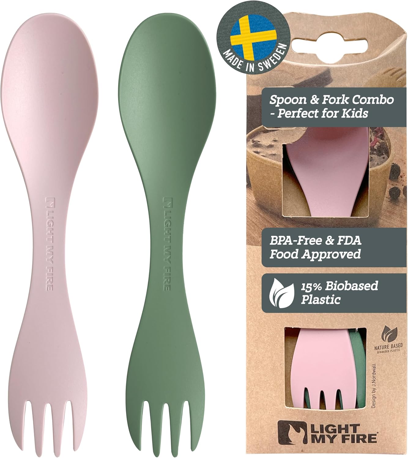 Light My Fire Spork Little Colored Sporks 2-in-1 Hard Plastic Travel Spork Reusable Camping Utensils for Lunch Box Outdoor Picnic Utensil BPA Free Light My Fire Spork Little Colored Sporks 2-in-1 Hard Plastic Travel Spork Reusable Camping Utensils for Lunch Box Outdoor Picnic Utensil BPA Free