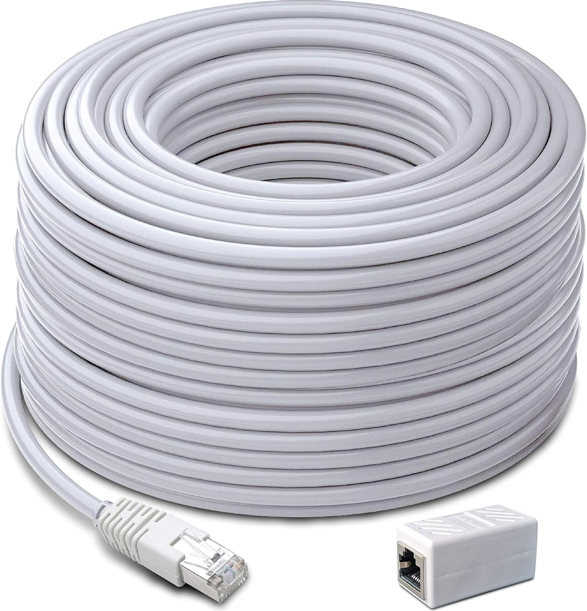 Swann Security Cat5 Ethernet Cable, NVR Extension Cord for PoE Camera, 200 Ft/60M, SWNHD-60MCAT5E Swann Security Cat5 Ethernet Cable, NVR Extension Cord for PoE Camera, 200 Ft/60M, SWNHD-60MCAT5E