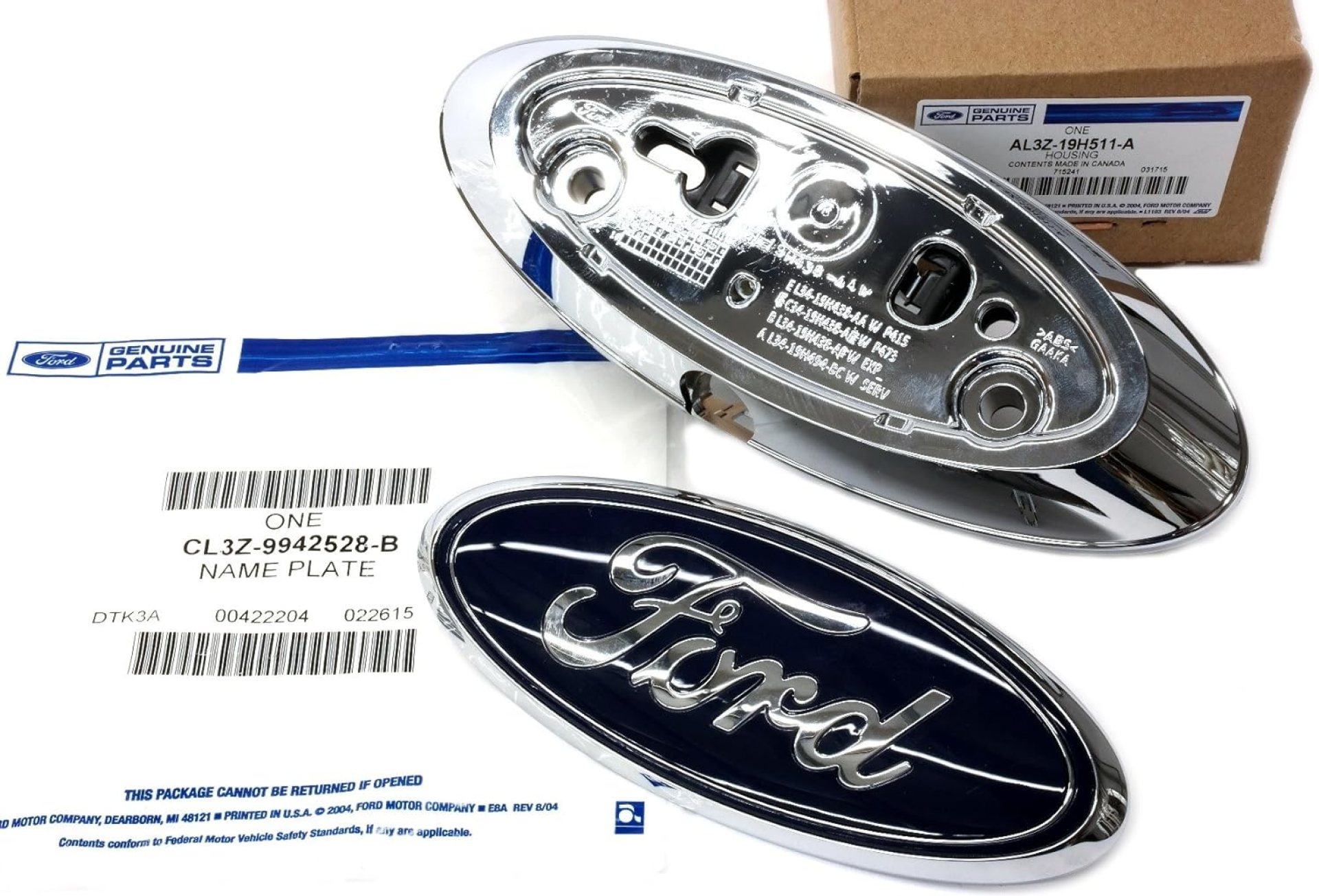 2009-2014 Ford F-150 Tailgate Back Up Camera Housing Bezel & Emblem UPDATED OEM 2009-2014 Ford F-150 Tailgate Back Up Camera Housing Bezel & Emblem UPDATED OEM