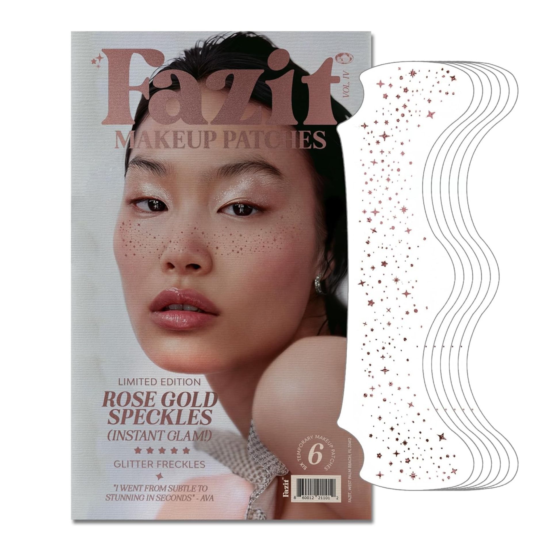 Fazit Makeup Patches – Rose Gold – Face Glitter Makeup Speckles – Glow Up Makeup Patches – Face Glitter Speckles Patches – Cute Glitter Makeup Accessories for Women – Cosmetic Glitter for Face Fazit Makeup Patches – Rose Gold – Face Glitter Makeup Speckles – Glow Up Makeup Patches – Face Glitter Speckles Patches – Cute Glitter Makeup Accessories for Women – Cosmetic Glitter for Face