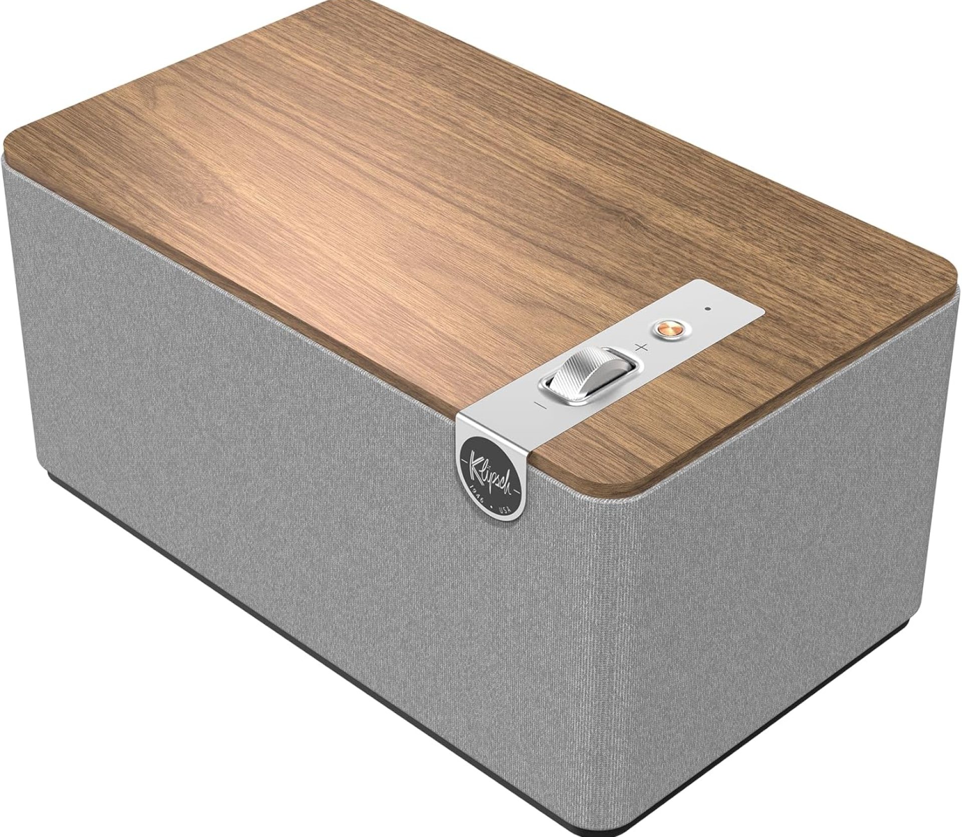 Klipsch The Three Plus Premium Bluetooth Speaker System, Walnut Klipsch The Three Plus Premium Bluetooth Speaker System, Walnut