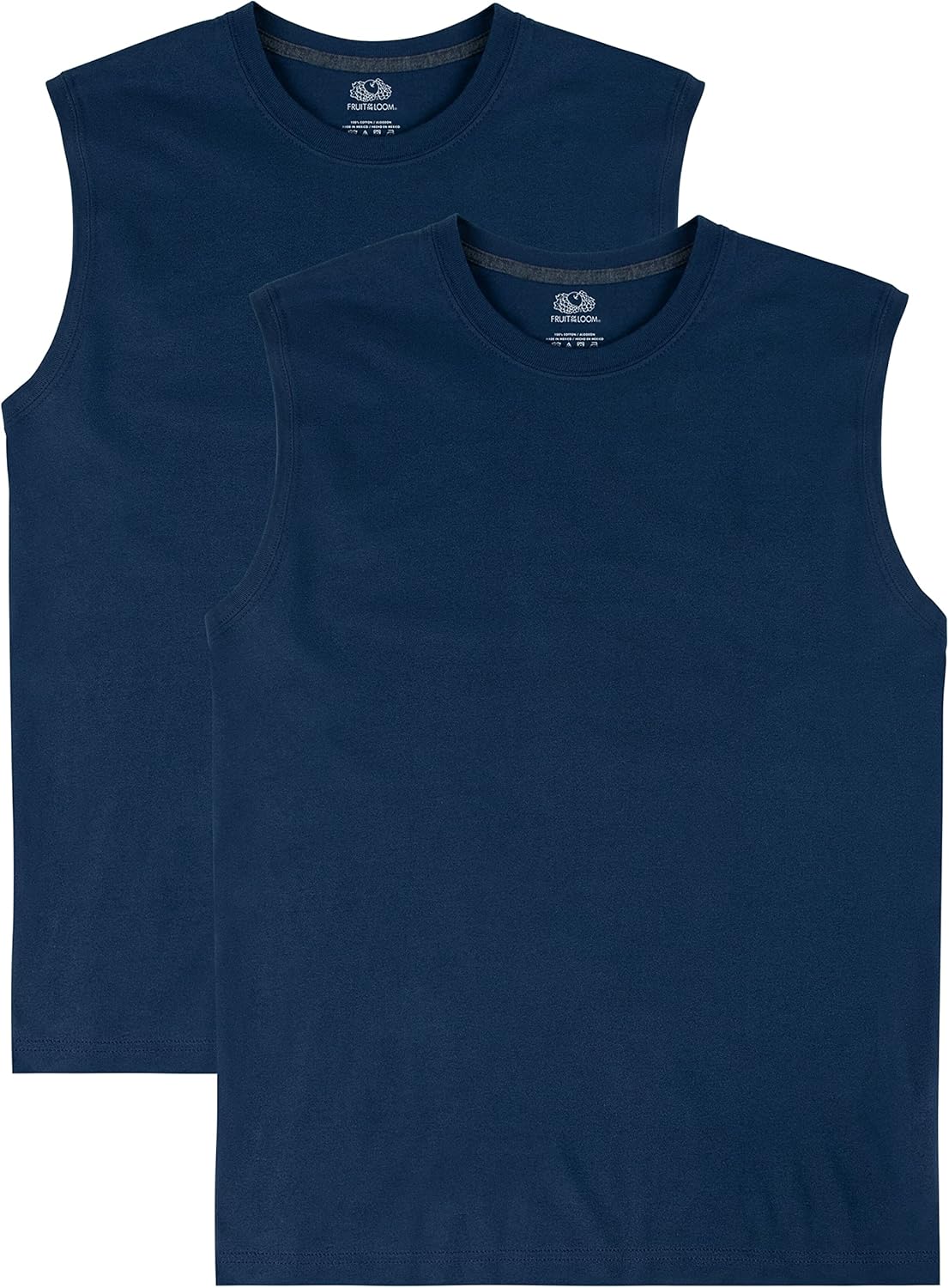 Fruit of the Loom Men’s EverSoft Cotton Sleeveless Moisture Wicking T-Shirts with Odor Control Fruit of the Loom Men’s EverSoft Cotton Sleeveless Moisture Wicking T-Shirts with Odor Control