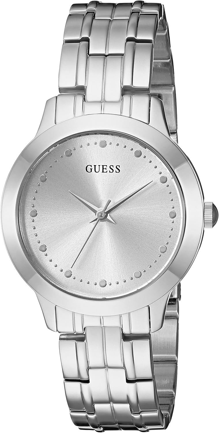 GUESS Classic Slim Stainless Steel Bracelet Watch. Color: Silver-Tone (Model: U0989L1) GUESS Classic Slim Stainless Steel Bracelet Watch. Color: Silver-Tone (Model: U0989L1)