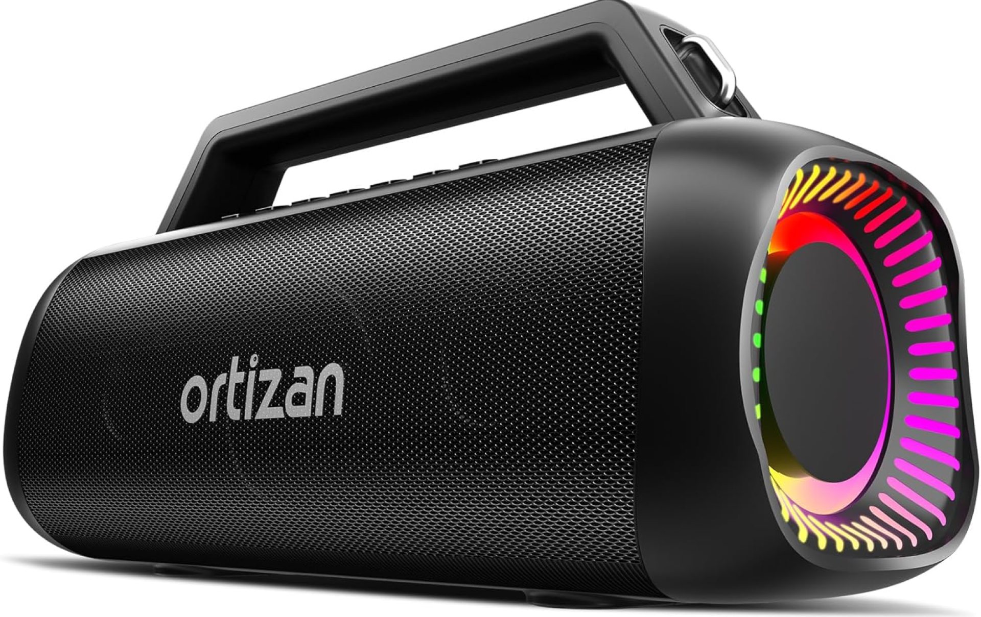 Ortizan Portable Bluetooth Speaker Loud, 80W Peak, Bass Up, 24H Playtime, IPX7 Waterproof, RGB Lights, Wireless Stereo Pairing, BT5.3, USB-C, Subwoofer Outdoor Speaker for Camping, Beach, Backyard Ortizan Portable Bluetooth Speaker Loud, 80W Peak, Bass Up, 24H Playtime, IPX7 Waterproof, RGB Lights, Wireless Stereo Pairing, BT5.3, USB-C, Subwoofer Outdoor Speaker for Camping, Beach, Backyard