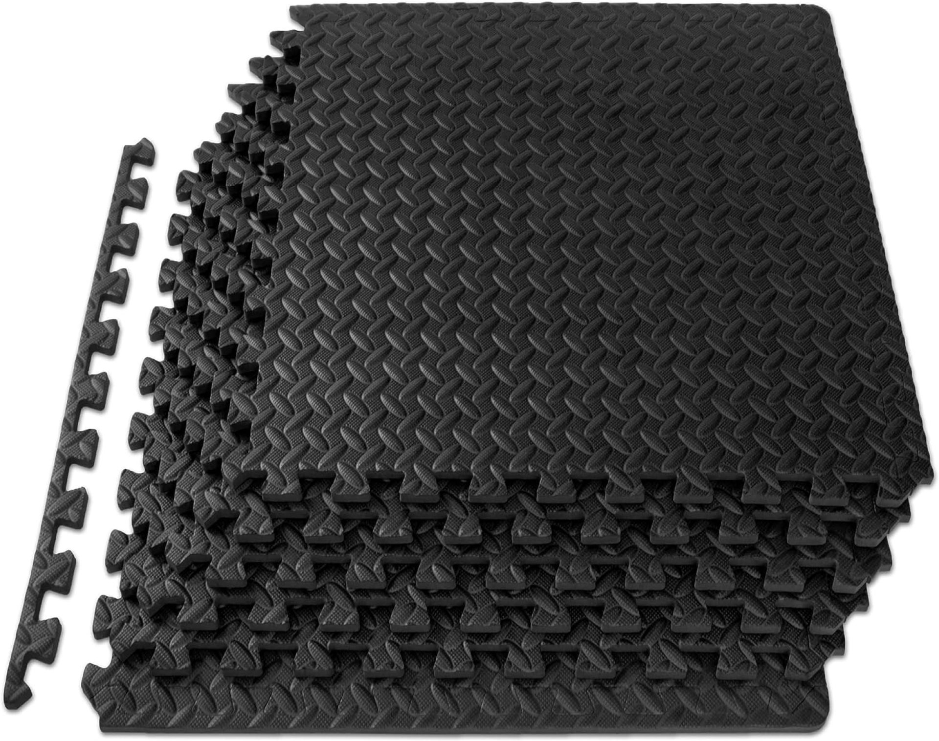 ProsourceFit Puzzle Exercise Mat ½ in, EVA Interlocking Foam Floor Tiles for Home Gym, Mat for Home Workout Equipment, Floor Padding for Kids, Grey, 24 in x 24 in x ½ in, 24 Sq Ft – 6 Tiles ProsourceFit Puzzle Exercise Mat ½ in, EVA Interlocking Foam Floor Tiles for Home Gym, Mat for Home Workout Equipment, Floor Padding for Kids, Grey, 24 in x 24 in x ½ in, 24 Sq Ft – 6 Tiles