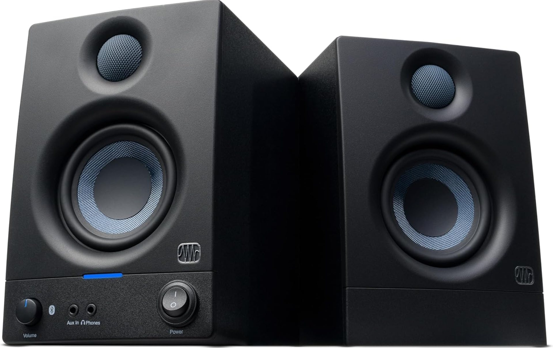 PreSonus Eris 3.5BT Bluetooth Studio Monitors, Pair — Powered, Active Monitor Speakers for Desktop, Turntable, Record Player, Bookshelf, DJ Speakers PreSonus Eris 3.5BT Bluetooth Studio Monitors, Pair — Powered, Active Monitor Speakers for Desktop, Turntable, Record Player, Bookshelf, DJ Speakers