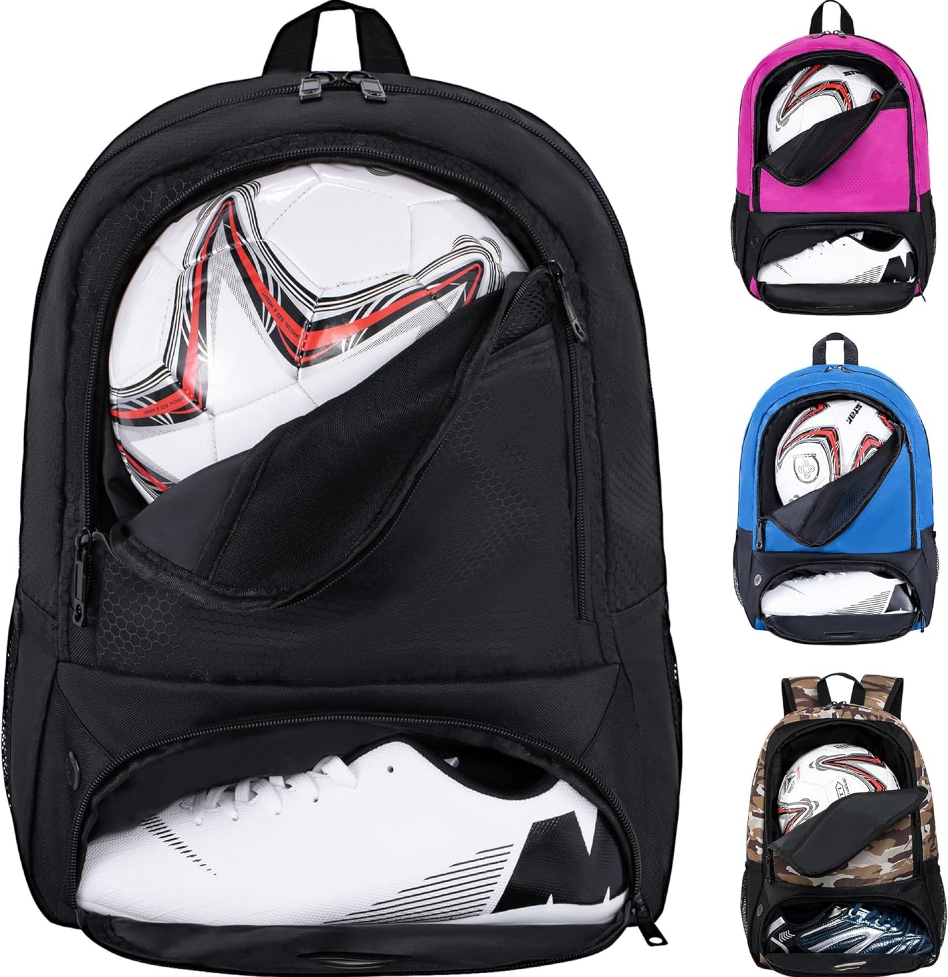 Himal Outdoors Soccer Bag-Backpack for Soccer,Backpack for Football & Volleyball & Handball,Sports Bag with Separate Cleat Himal Outdoors Soccer Bag-Backpack for Soccer,Backpack for Football & Volleyball & Handball,Sports Bag with Separate Cleat