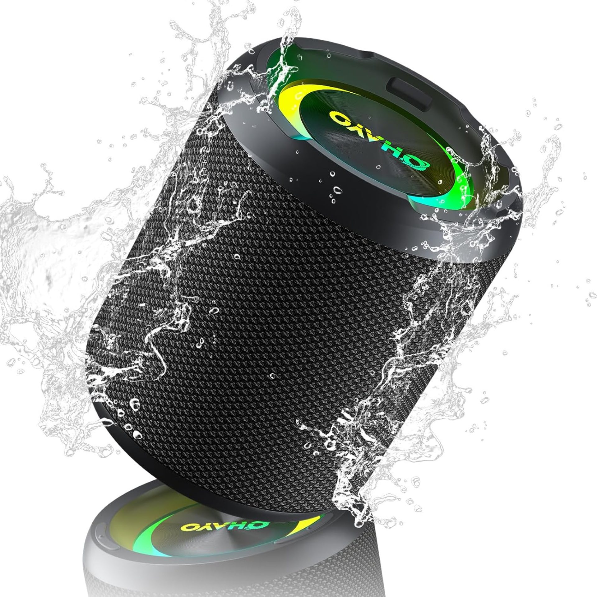 OHAYO 40W Wireless Portable Bluetooth Speaker with Lights, IPX7 Waterproof, Stereo Loud Sound, RGB Lights,TWS Pairing, AUX&TF-Card in, for Home/Party/Travel/Outdoor/Beach OHAYO 40W Wireless Portable Bluetooth Speaker with Lights, IPX7 Waterproof, Stereo Loud Sound, RGB Lights,TWS Pairing, AUX&TF-Card in, for Home/Party/Travel/Outdoor/Beach