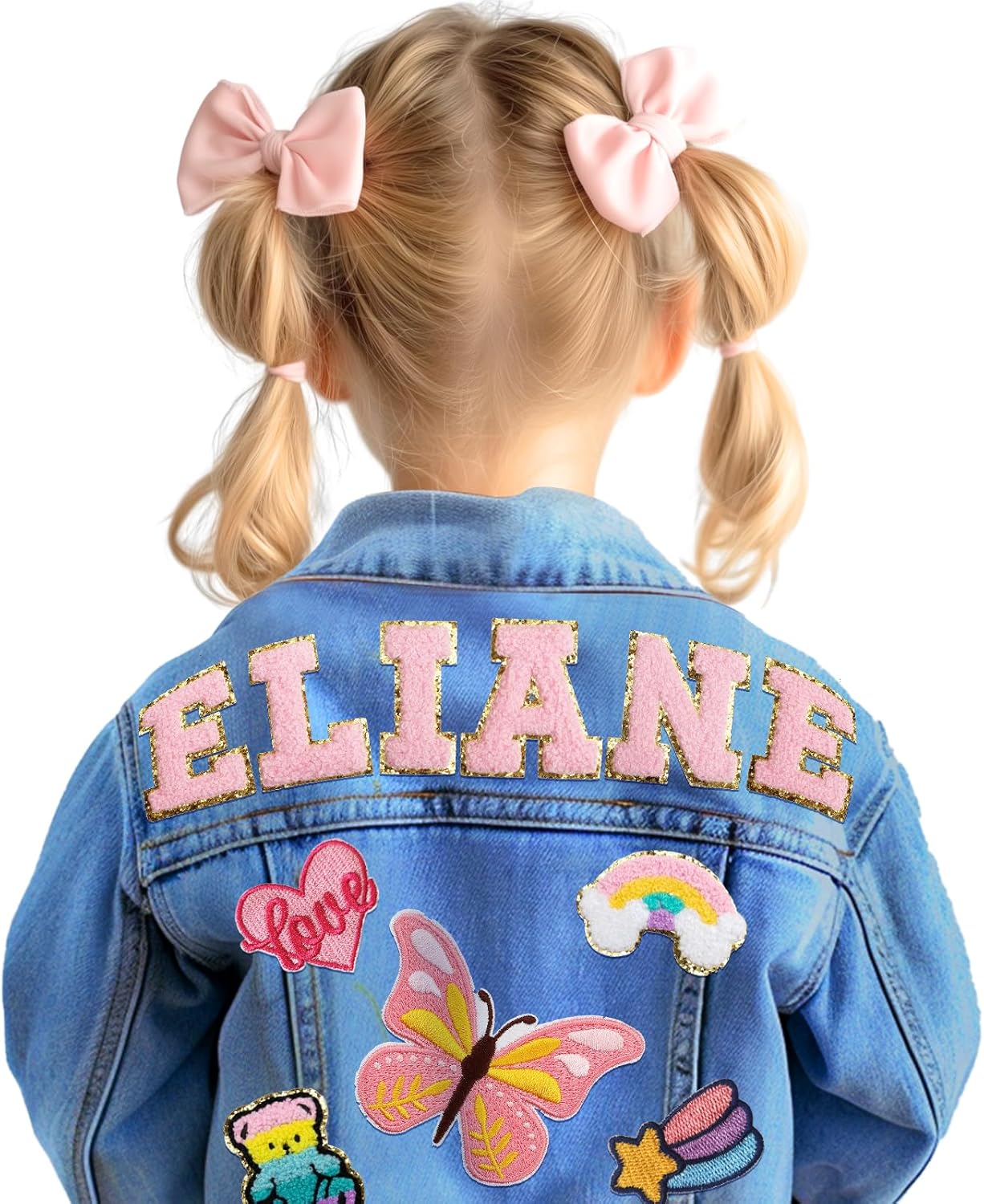 Personalized Kids Patch Denim Jacket with Names | Girls Clothes for 1-8 Year Old Boys Girls Easter Brithday Gifts, Boys’ & Girls’ Outerwear Jean Jackets, Long Sleeve Jacket for Toddler Girl Clothes Personalized Kids Patch Denim Jacket with Names | Girls Clothes for 1-8 Year Old Boys Girls Easter Brithday Gifts, Boys’ & Girls’ Outerwear Jean Jackets, Long Sleeve Jacket for Toddler Girl Clothes