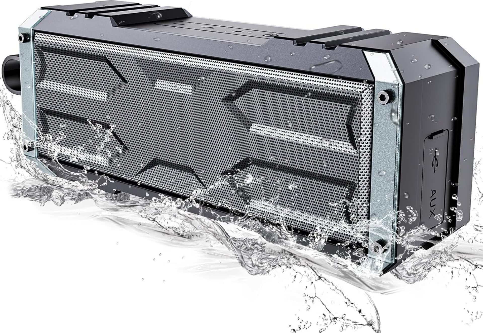 COMISO Bluetooth Portable Speaker V5.3 With 20W Loud Stereo Sound, IPX7 Waterproof, Deep Bass, 24-Hour Playtime, Rugged Metal, Compact Wireless for Outdoor/Home/Travel/Gift COMISO Bluetooth Portable Speaker V5.3 With 20W Loud Stereo Sound, IPX7 Waterproof, Deep Bass, 24-Hour Playtime, Rugged Metal, Compact Wireless for Outdoor/Home/Travel/Gift