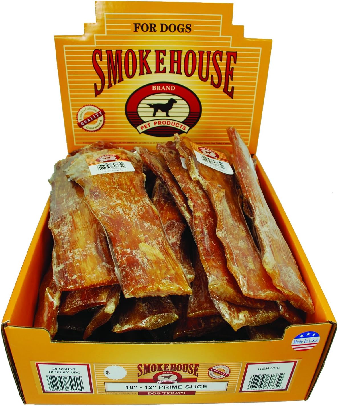 Smokehouse Pet Products 114024 Usa Made Prime Slice Tendons Beef, 10″ To 12″ Smokehouse Pet Products 114024 Usa Made Prime Slice Tendons Beef, 10″ To 12″