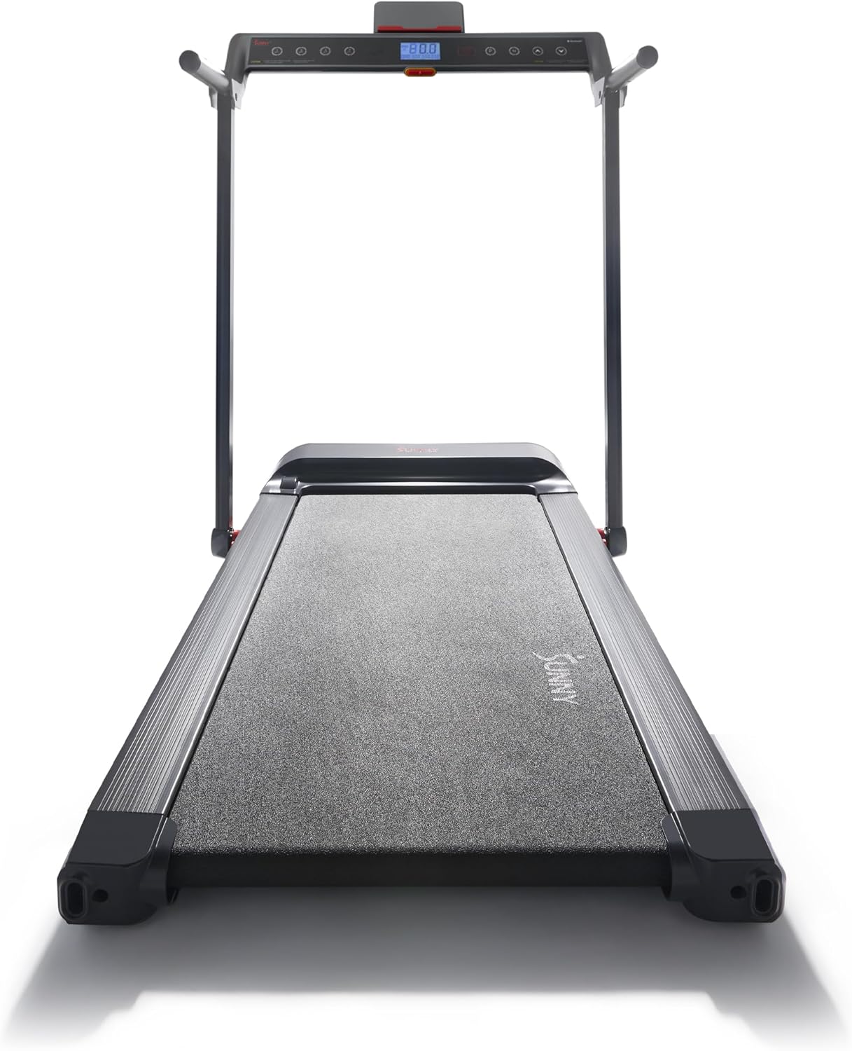 Sunny Health & Fitness Strider Foldable Treadmill, 20-Inch Wide Running Belt with Optional Exclusive SunnyFit™ App and Enhanced Bluetooth Connectivity Sunny Health & Fitness Strider Foldable Treadmill, 20-Inch Wide Running Belt with Optional Exclusive SunnyFit™ App and Enhanced Bluetooth Connectivity