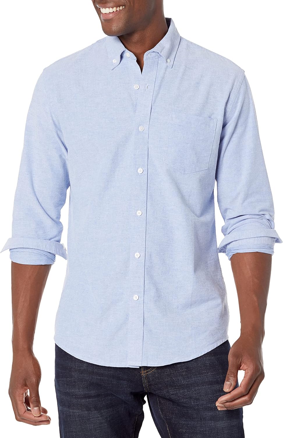 Amazon Essentials Men’s Long Sleeve Shirts Casual – Regular-Fit Pocket Oxford Amazon Essentials Men’s Long Sleeve Shirts Casual – Regular-Fit Pocket Oxford