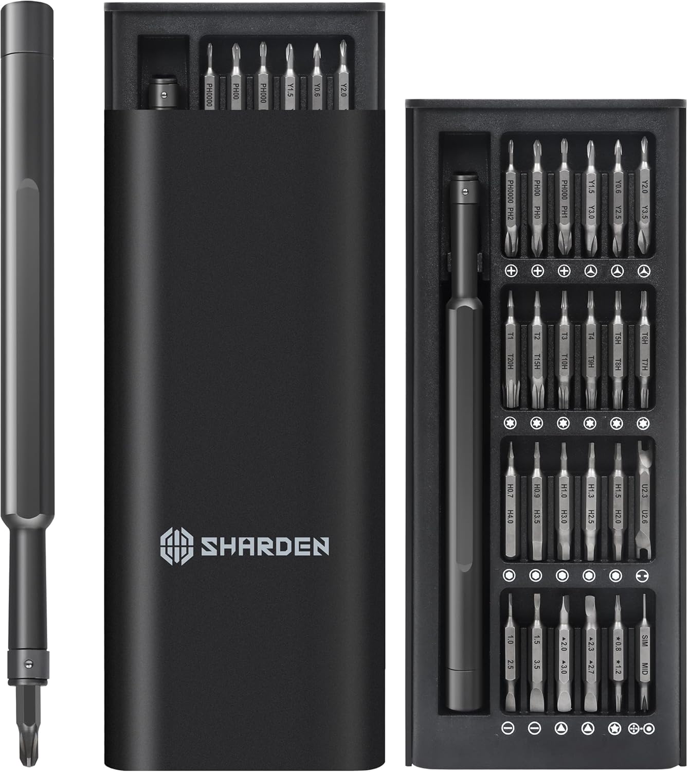 Precision Screwdriver Set 49 in 1 SHARDEN Small Screwdriver Set Magnetic Repair Tool Kit for Laptop, iPhone, Cell Phone, PC, MacBook, Tablet, Computer, PS5, PS4, Electronic, Glasses, Watch Precision Screwdriver Set 49 in 1 SHARDEN Small Screwdriver Set Magnetic Repair Tool Kit for Laptop, iPhone, Cell Phone, PC, MacBook, Tablet, Computer, PS5, PS4, Electronic, Glasses, Watch
