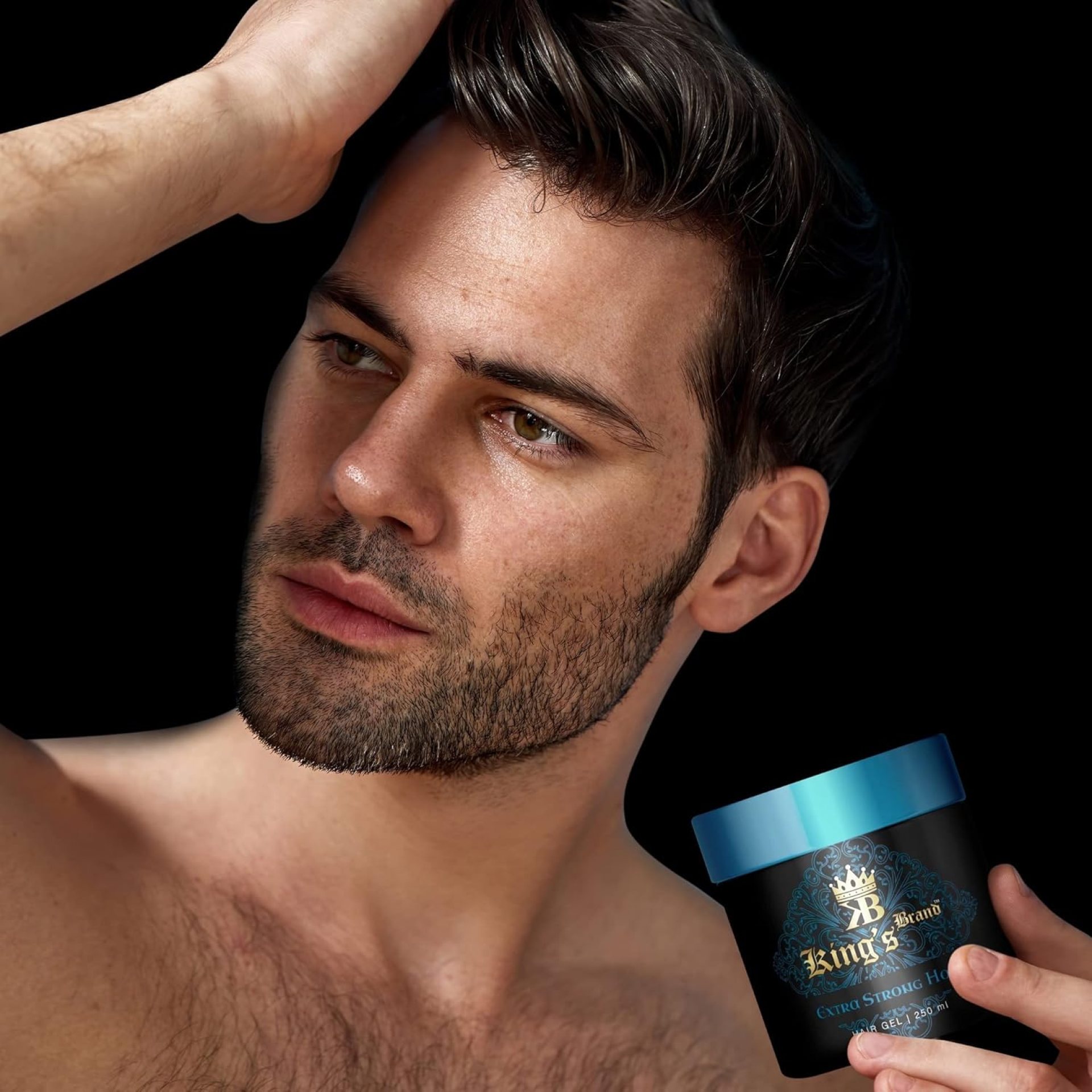 King’s Brand Professional Use Series Men’s Hair Gel (Extra Strong Hold, 250 ml) King’s Brand Professional Use Series Men’s Hair Gel (Extra Strong Hold, 250 ml)