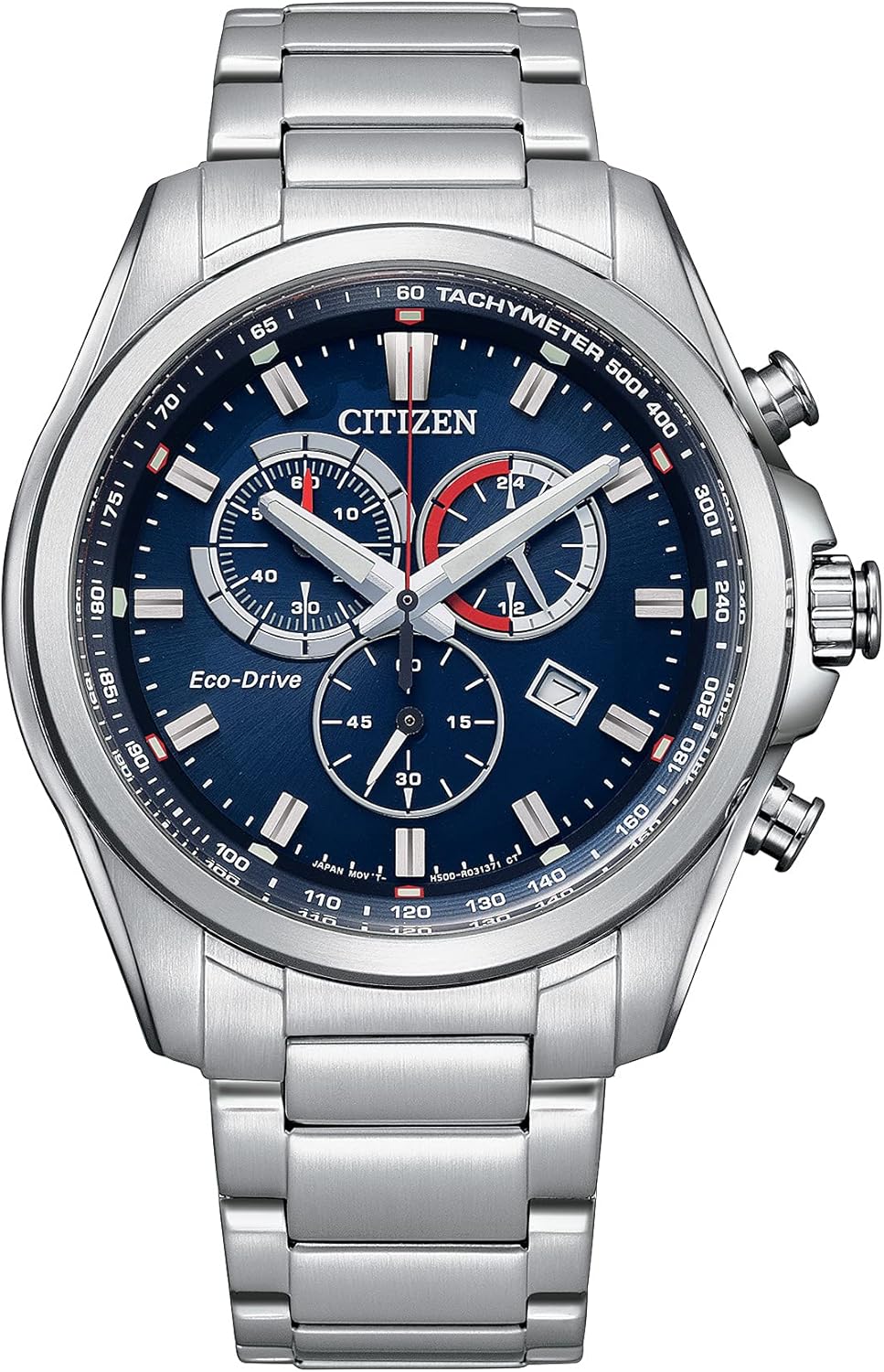 Citizen Men’s Eco-Drive Weekender Chronograph Watch in Stainless Steel, Blue Dial, 43mm (Model: AT2131-56L) Citizen Men’s Eco-Drive Weekender Chronograph Watch in Stainless Steel, Blue Dial, 43mm (Model: AT2131-56L)