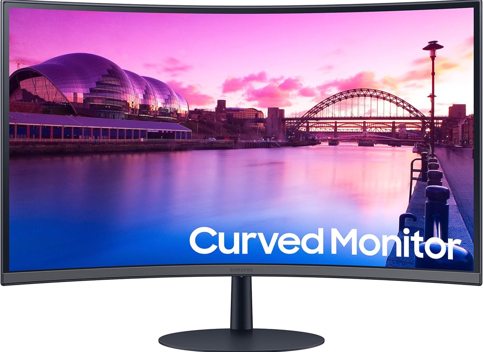 SAMSUNG 32-Inch S39C Series FHD Curved Gaming Monitor, 75Hz, AMD FreeSync, Game Mode, Advanced Eye Comfort, Frameless Display, Built in Speakers, Slim Metal Stand, LS32C392EANXGO, 2023, Black SAMSUNG 32-Inch S39C Series FHD Curved Gaming Monitor, 75Hz, AMD FreeSync, Game Mode, Advanced Eye Comfort, Frameless Display, Built in Speakers, Slim Metal Stand, LS32C392EANXGO, 2023, Black