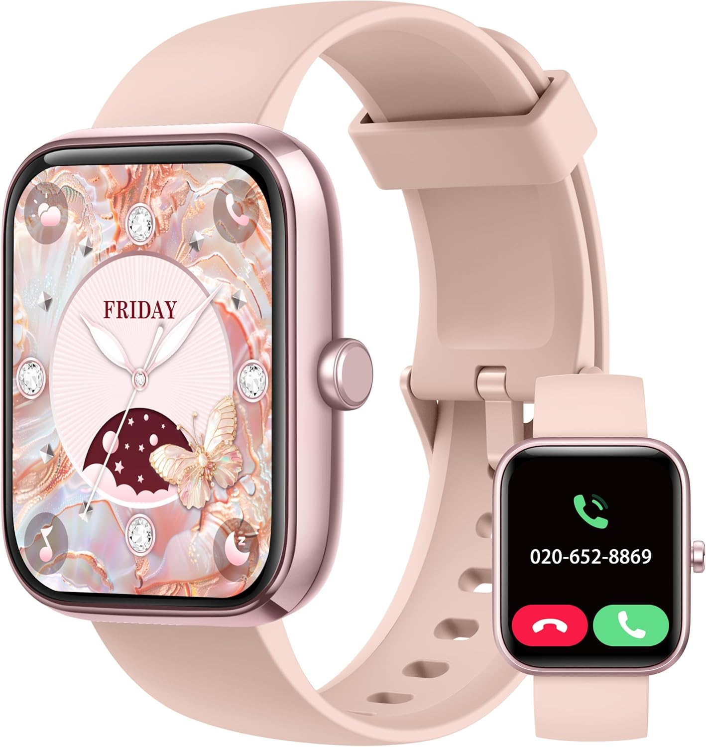 KALINCO Smart Watch, 1.83” Smartwatch Women Men Answer Make Calls, Alexa Fitness Watch, IP68 Waterproof Fitness Tracker, Heart Rate/Sleep Monitor, 100+ Sports Pedometer Watch for Android & iOS Phone KALINCO Smart Watch, 1.83” Smartwatch Women Men Answer Make Calls, Alexa Fitness Watch, IP68 Waterproof Fitness Tracker, Heart Rate/Sleep Monitor, 100+ Sports Pedometer Watch for Android & iOS Phone