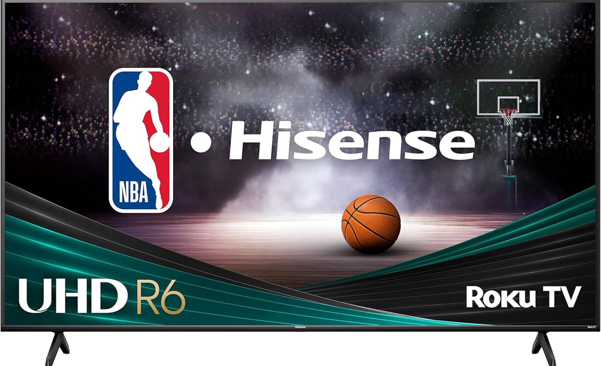 Hisense 43-Inch Class R6 Series 4K UHD Smart Roku TV with Alexa Compatibility, Dolby Vision HDR, DTS Studio Sound, Game Mode (43R6G) Hisense 43-Inch Class R6 Series 4K UHD Smart Roku TV with Alexa Compatibility, Dolby Vision HDR, DTS Studio Sound, Game Mode (43R6G)