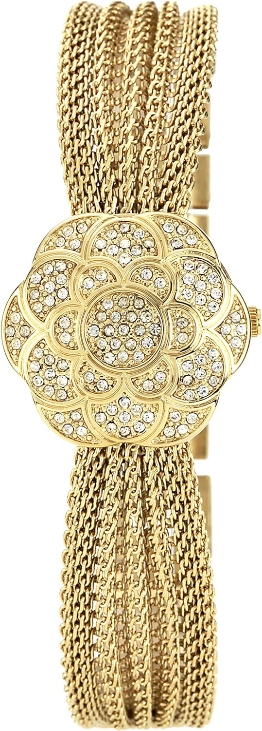 Anne Klein Women’s AK/1046CHCV Premium Crystal-Accented Watch Anne Klein Women’s AK/1046CHCV Premium Crystal-Accented Watch