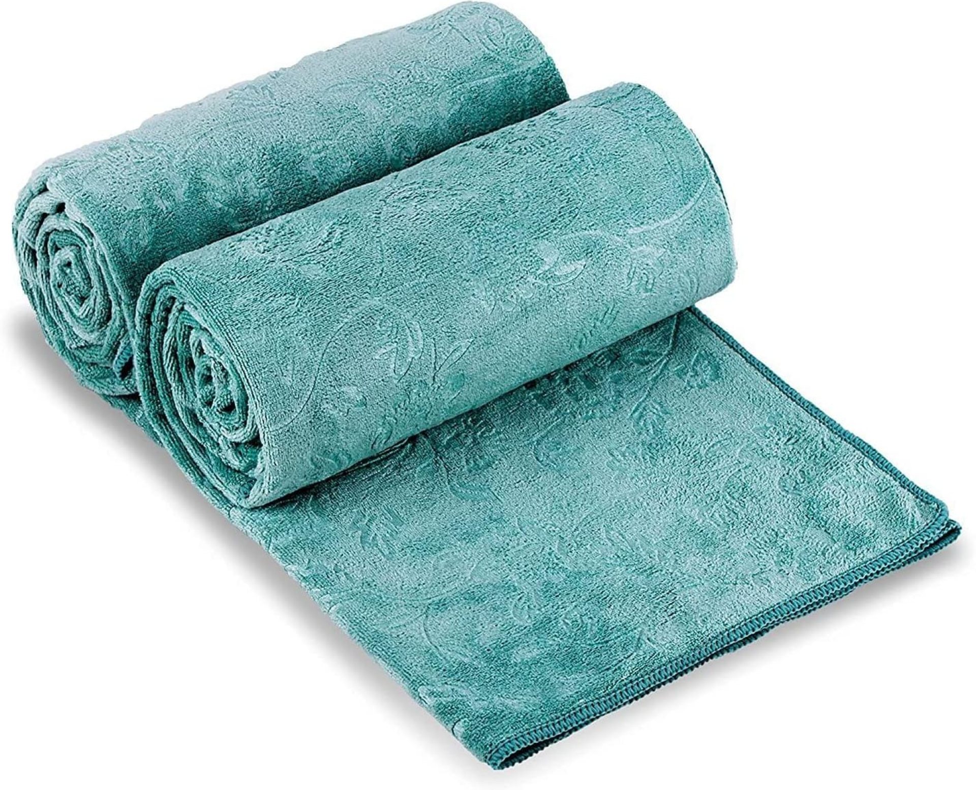 JML Microfiber Bath Towels, Bath Sheet 2 Pack(35″ x 70″), Oversized, Soft, Super Absorbent and Fast Drying Extra Large Bathroom Towels for Body, Sport, Fitness, Yoga, Green JML Microfiber Bath Towels, Bath Sheet 2 Pack(35″ x 70″), Oversized, Soft, Super Absorbent and Fast Drying Extra Large Bathroom Towels for Body, Sport, Fitness, Yoga, Green