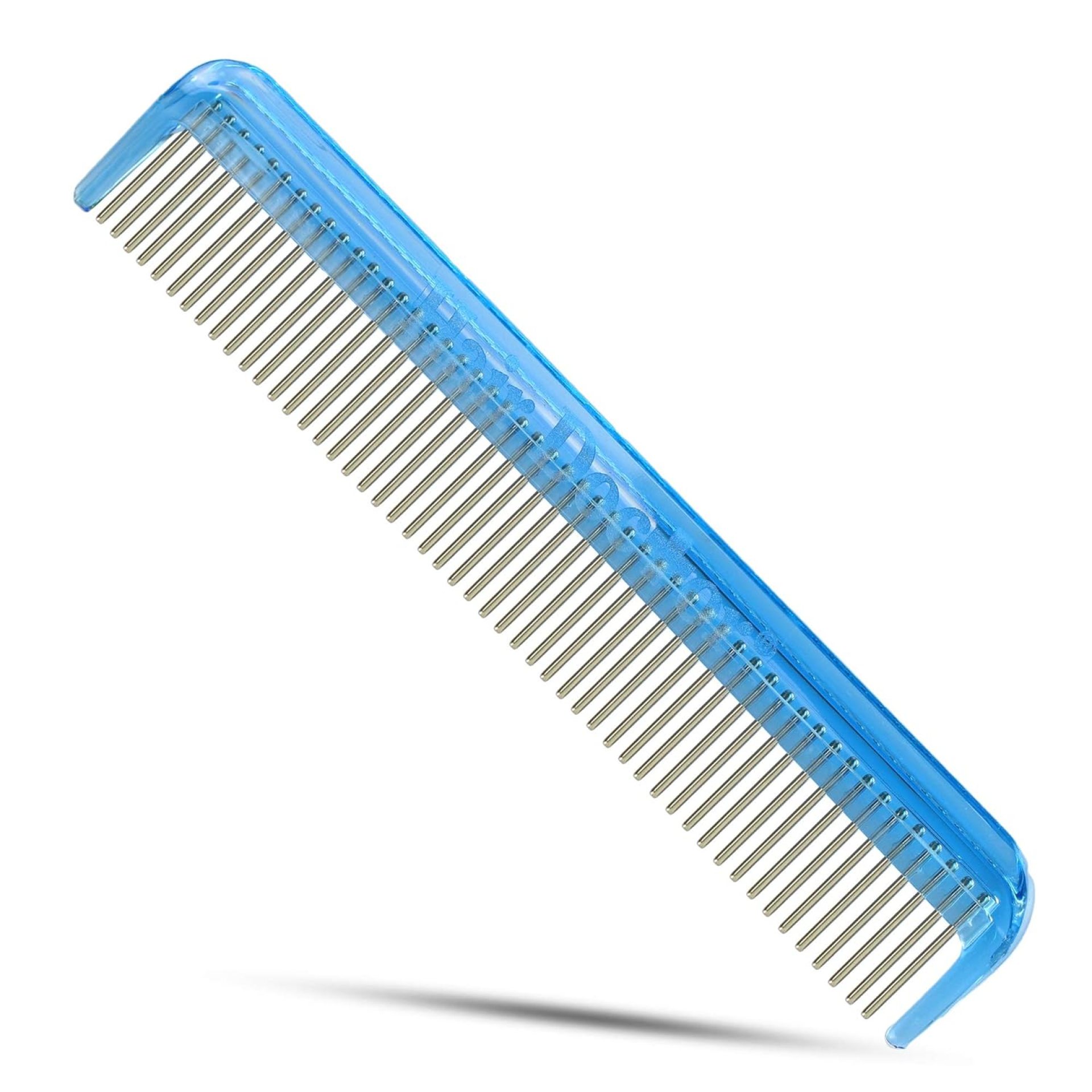 Hair Doctor Vanity Comb with silky smooth rotating teeth prevents hair loss and damage (7″ Sky Blue) Hair Doctor Vanity Comb with silky smooth rotating teeth prevents hair loss and damage (7″ Sky Blue)