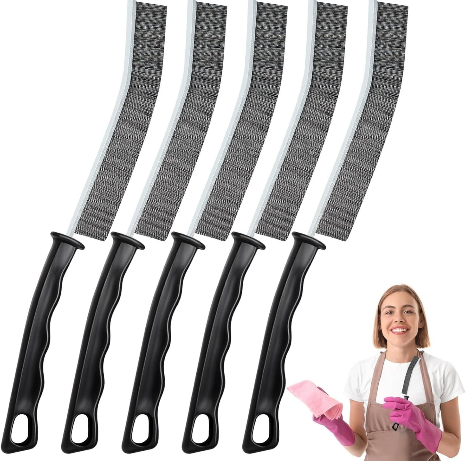 Cleaning Brush – 5 Pcs Hard Bristle Crevice Cleaning Brush, Multifunctional Gap Scrub Brush, Home Essentials, Bathroom Cleaner Tools for Household Use, Kitchen, Bathroom, Window, Faucets, Toilet Cleaning Brush – 5 Pcs Hard Bristle Crevice Cleaning Brush, Multifunctional Gap Scrub Brush, Home Essentials, Bathroom Cleaner Tools for Household Use, Kitchen, Bathroom, Window, Faucets, Toilet