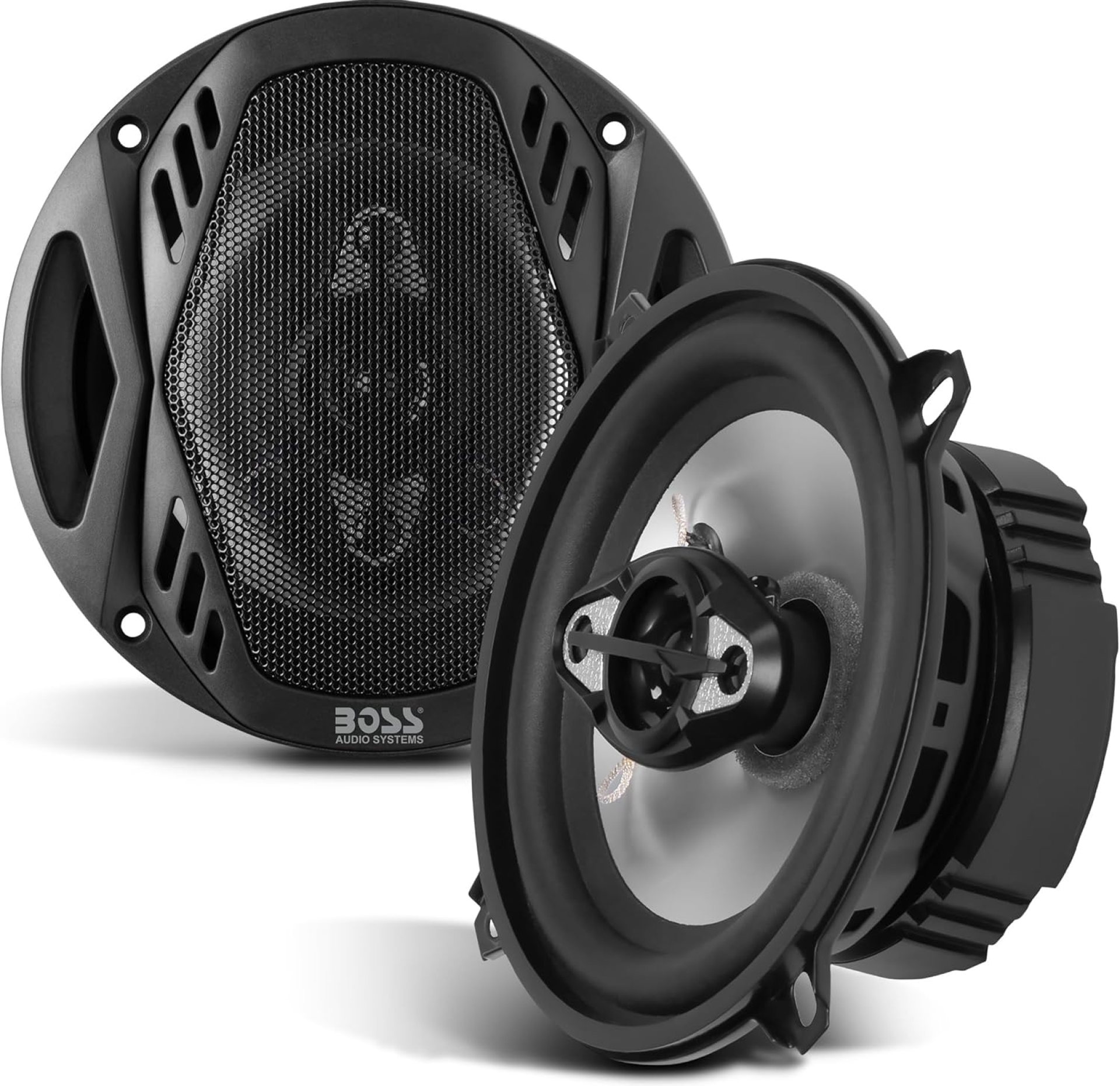 BOSS Audio Systems NX524 Onyx Series 5.25 Inch Car Door Speakers – 300 Watts (per Pair), Coaxial, 4 Way, Full Range, 4 Ohms, Sold in Pairs, Bocinas para Carro BOSS Audio Systems NX524 Onyx Series 5.25 Inch Car Door Speakers – 300 Watts (per Pair), Coaxial, 4 Way, Full Range, 4 Ohms, Sold in Pairs, Bocinas para Carro