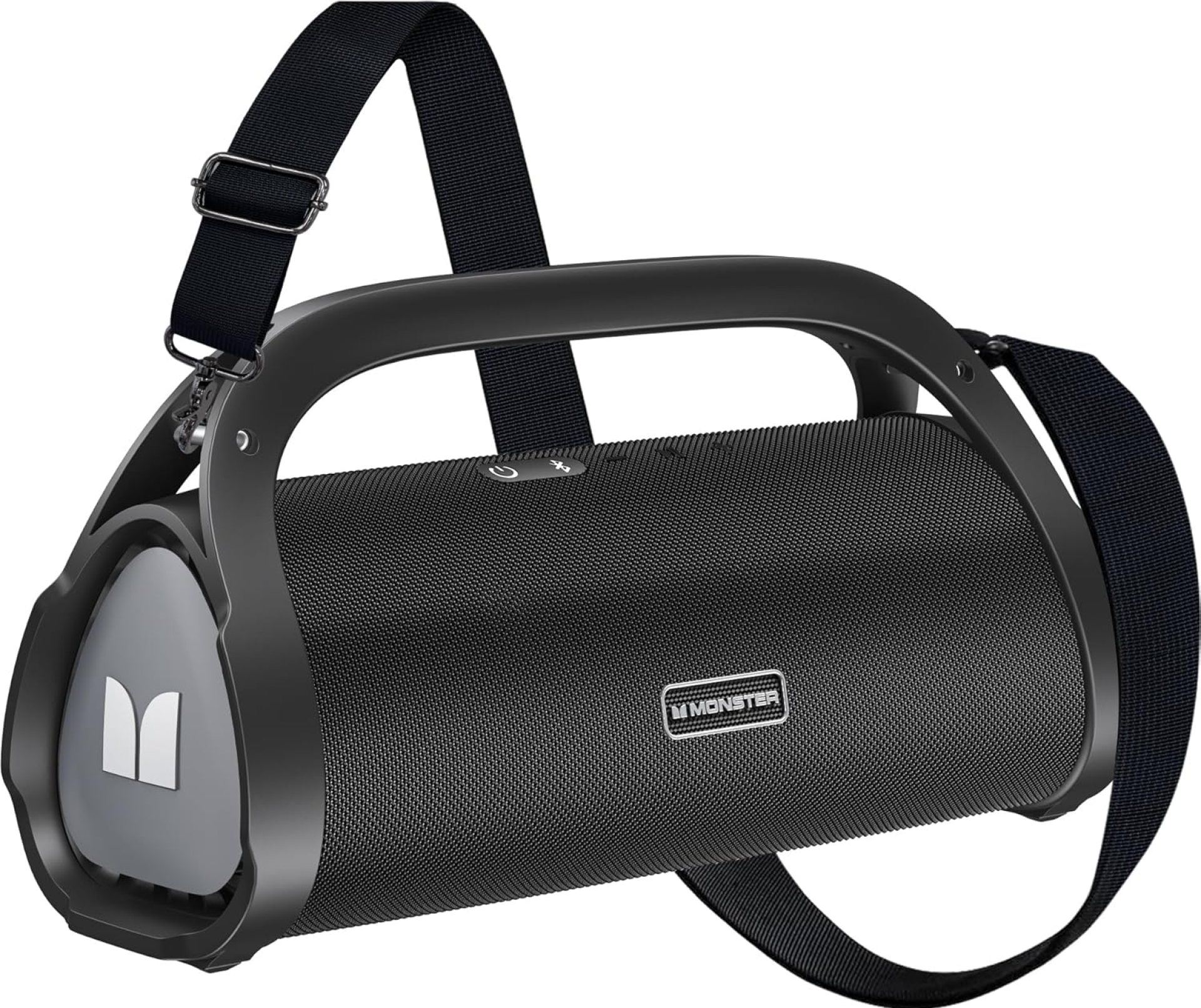 Monster Adventurer Max Bluetooth Speaker, IPX7 Waterproof Portable Speaker with Double Subwoofer, 100W Stereo Sound and Rich Bass, Wireless Outdoor Speakers for Home, Beach, 24H Play, Silver Monster Adventurer Max Bluetooth Speaker, IPX7 Waterproof Portable Speaker with Double Subwoofer, 100W Stereo Sound and Rich Bass, Wireless Outdoor Speakers for Home, Beach, 24H Play, Silver