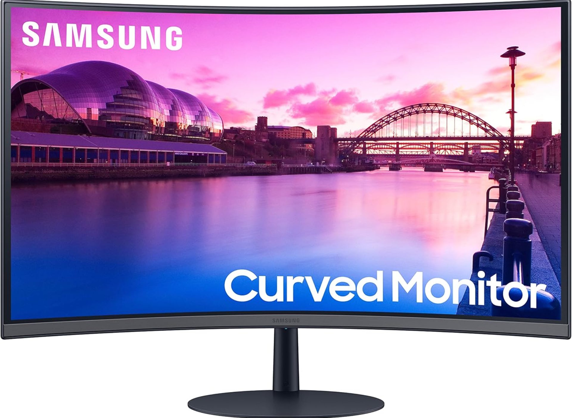 SAMSUNG 27-Inch S39C Series FHD Curved Gaming Monitor, 75Hz, AMD FreeSync, Game Mode, Advanced Eye Comfort, Frameless Display, Built in Speakers, Slim Metal Stand, LS27C392EANXGO, 2023, Black SAMSUNG 27-Inch S39C Series FHD Curved Gaming Monitor, 75Hz, AMD FreeSync, Game Mode, Advanced Eye Comfort, Frameless Display, Built in Speakers, Slim Metal Stand, LS27C392EANXGO, 2023, Black