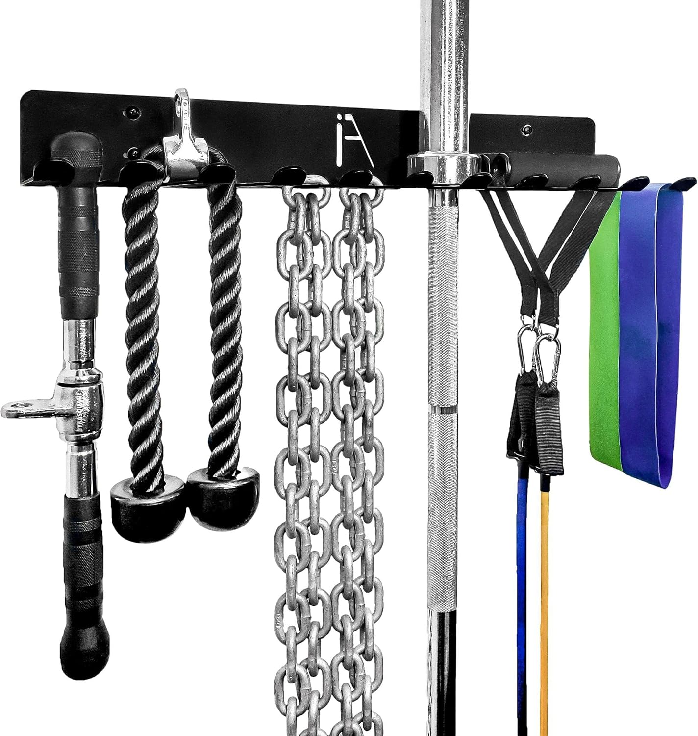 IRON AMERICAN USA Omega Gym Storage Rack 9 OR 11 Hook Heavy-Duty Gym Wall Organizer Gym Caddy Hanger – Gym Accessory Storage – Resistance Bands, Jump Ropes, Barbells, Lifting Belts, Cable Attachments IRON AMERICAN USA Omega Gym Storage Rack 9 OR 11 Hook Heavy-Duty Gym Wall Organizer Gym Caddy Hanger – Gym Accessory Storage – Resistance Bands, Jump Ropes, Barbells, Lifting Belts, Cable Attachments