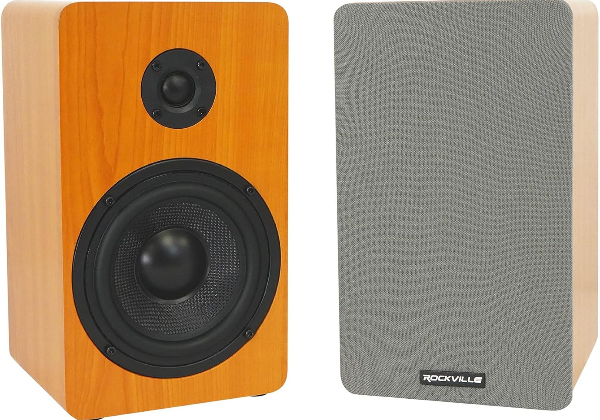 Rockville 2 RockShelf 54C 360w Wood 5.25″ Home Theater Bookshelf Speakers/4 Ohm, Classic V2 Rockville 2 RockShelf 54C 360w Wood 5.25″ Home Theater Bookshelf Speakers/4 Ohm, Classic V2
