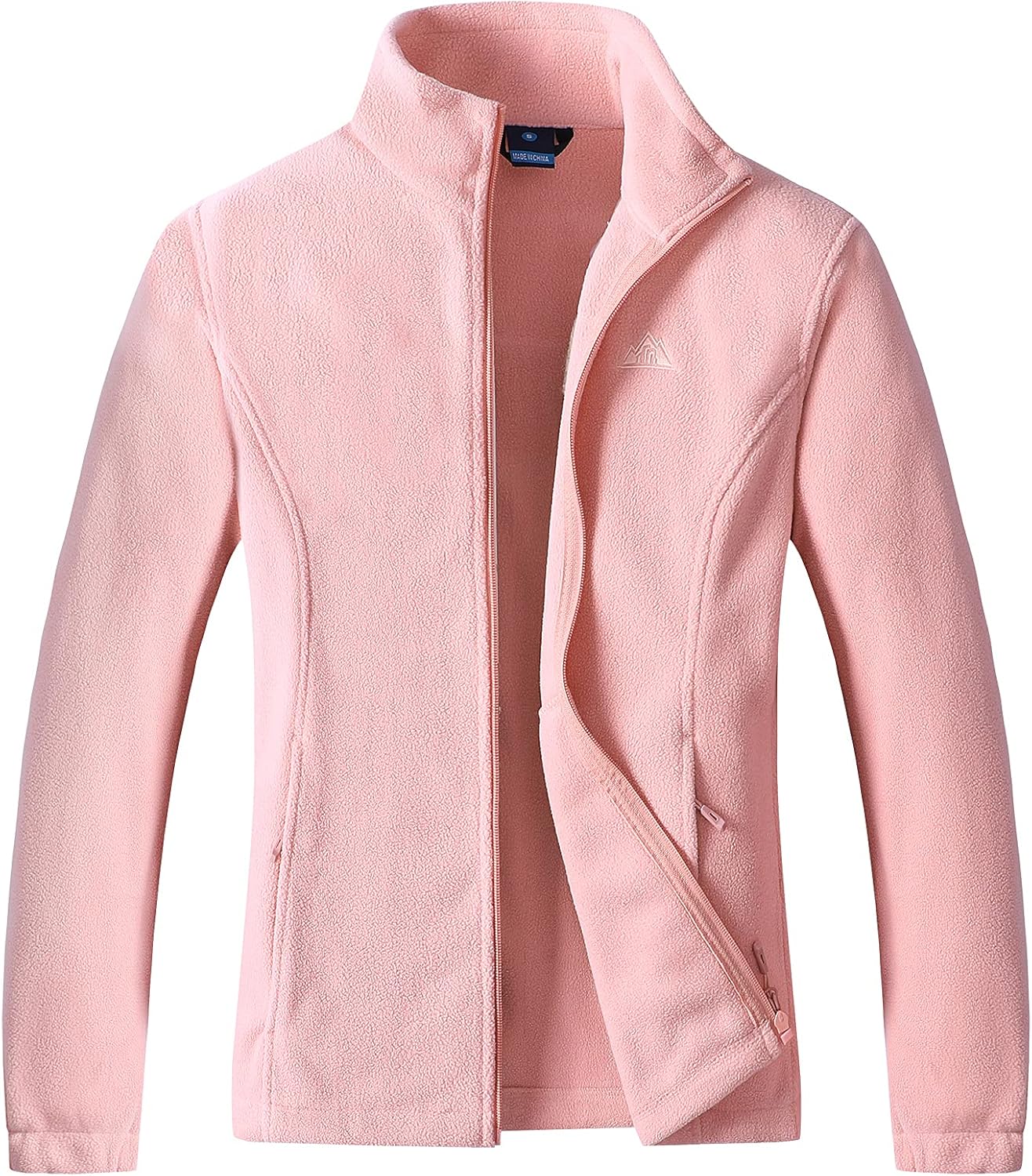 GIMECEN Women’s Lightweight Full Zip Soft Polar Fleece Jacket Outdoor Recreation Coat With Zipper Pockets GIMECEN Women’s Lightweight Full Zip Soft Polar Fleece Jacket Outdoor Recreation Coat With Zipper Pockets