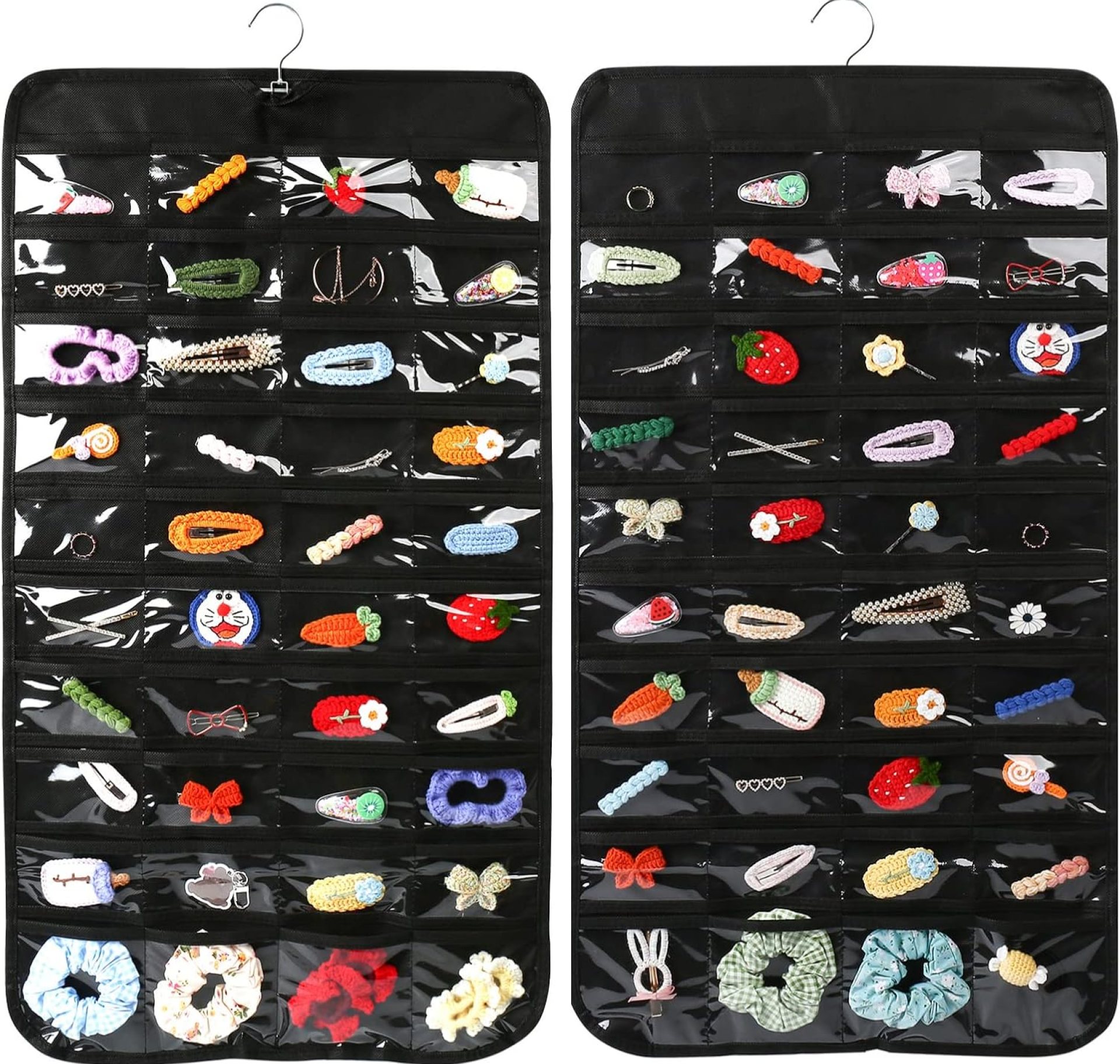 Luney Hanging Jewelry Organizer, 80 Pockets Earring Holder Organizer with Pockets for Woman, for Hanging Earrings, Necklaces, Bracelets, Rings, Storage, Closet(1PCS, No Zipper) Luney Hanging Jewelry Organizer, 80 Pockets Earring Holder Organizer with Pockets for Woman, for Hanging Earrings, Necklaces, Bracelets, Rings, Storage, Closet(1PCS, No Zipper)