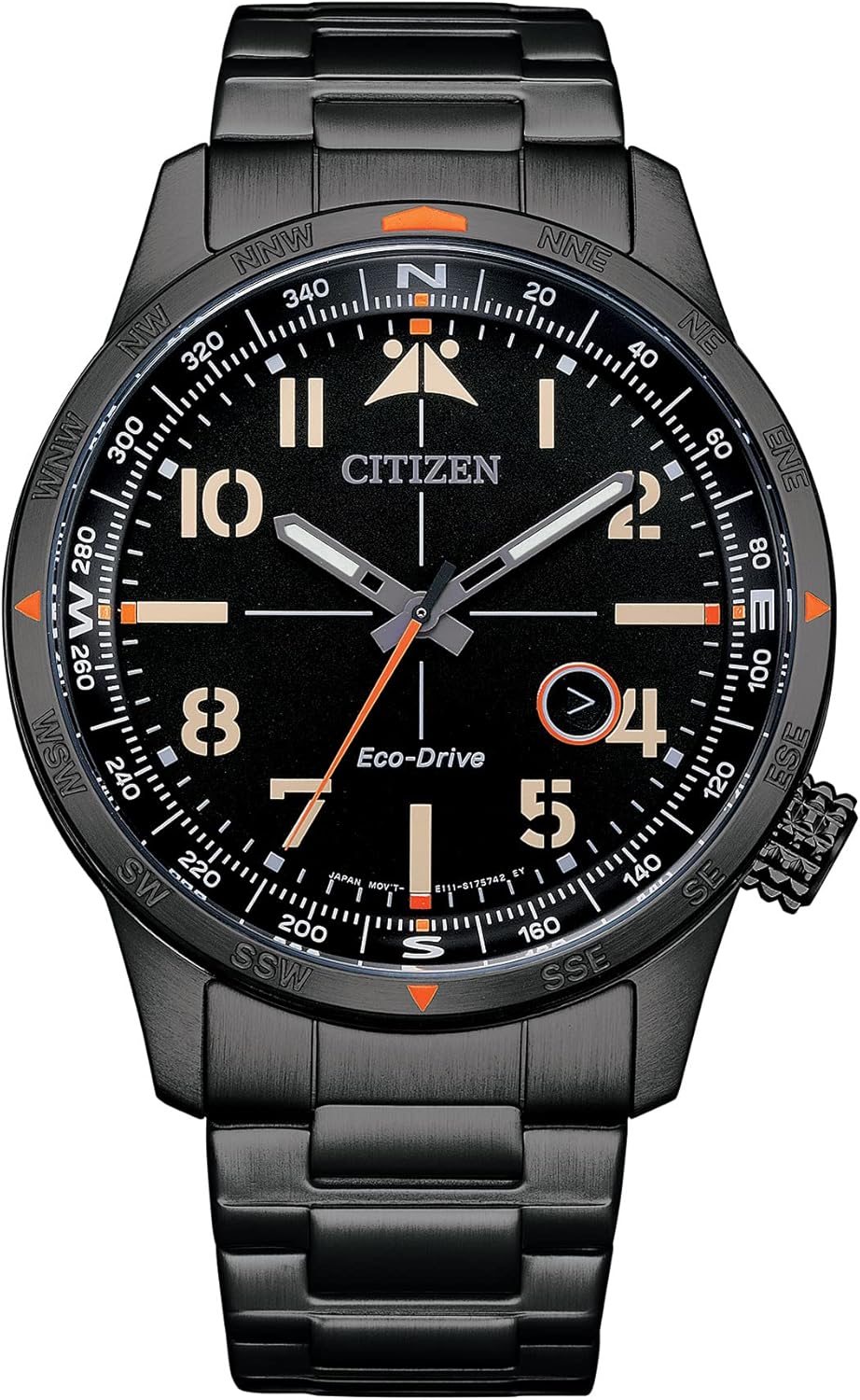 Citizen Men’s Eco-Drive Weekender Avion Field Watch in Black IP Stainless Steel, Black Dial (Model: BM7555-59E) Citizen Men’s Eco-Drive Weekender Avion Field Watch in Black IP Stainless Steel, Black Dial (Model: BM7555-59E)