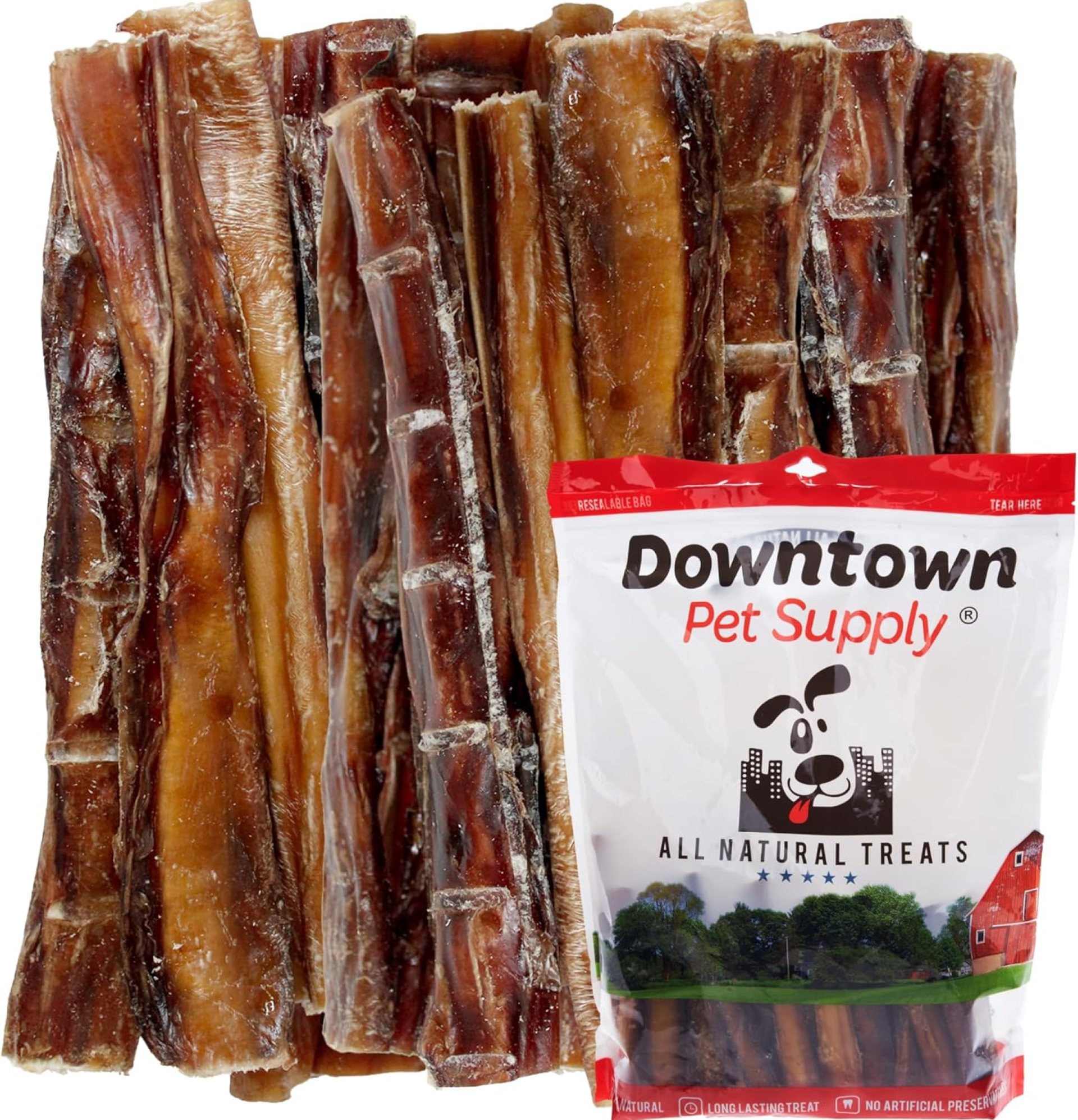 Downtown Pet Supply Bully Sticks for Dogs (6″, 30-Pack Regular) Rawhide Free Dog Chews Long Lasting Non-Splintering Pizzle Sticks – USA Sourced Low Odor Bully Sticks for Large Dogs Downtown Pet Supply Bully Sticks for Dogs (6″, 30-Pack Regular) Rawhide Free Dog Chews Long Lasting Non-Splintering Pizzle Sticks – USA Sourced Low Odor Bully Sticks for Large Dogs
