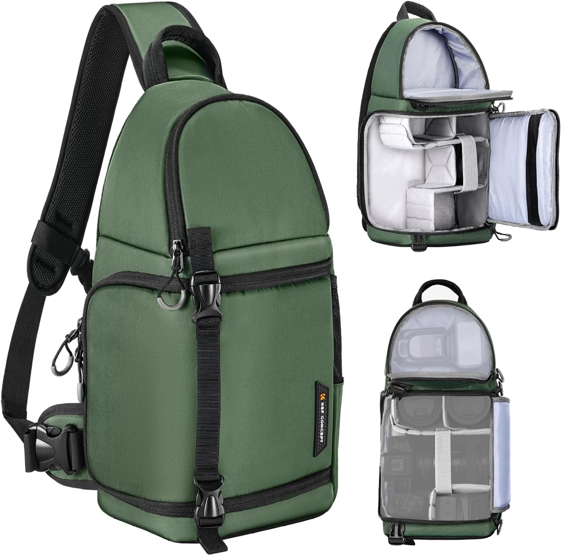 K&F Concept Camera Sling Bag Crossbody Bag Camera Shoulder Backpack DSLR/SLR/Mirrorless Photography Bags Compatible with Canon/Nikon/Sony/Fuji/Gopro/DJI K&F Concept Camera Sling Bag Crossbody Bag Camera Shoulder Backpack DSLR/SLR/Mirrorless Photography Bags Compatible with Canon/Nikon/Sony/Fuji/Gopro/DJI