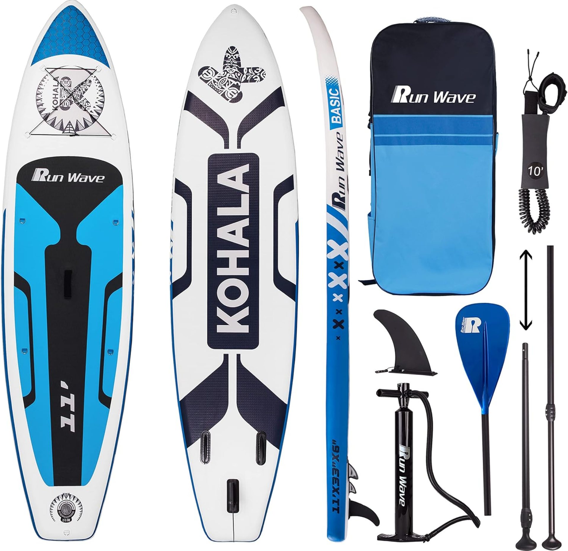 Inflatable Stand Up Paddle Board 11’×33”×6”(6” Thick) Non-Slip Deck with Premium SUP Accessories | Wide Stance, Bottom Fins for Surfing Control | Youth Adults Beginner Inflatable Stand Up Paddle Board 11’×33”×6”(6” Thick) Non-Slip Deck with Premium SUP Accessories | Wide Stance, Bottom Fins for Surfing Control | Youth Adults Beginner